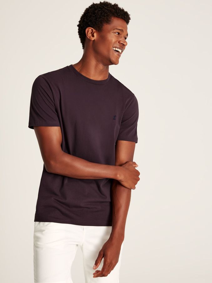 Denton Purple Plain Jersey T-Shirt (U75385) | £18