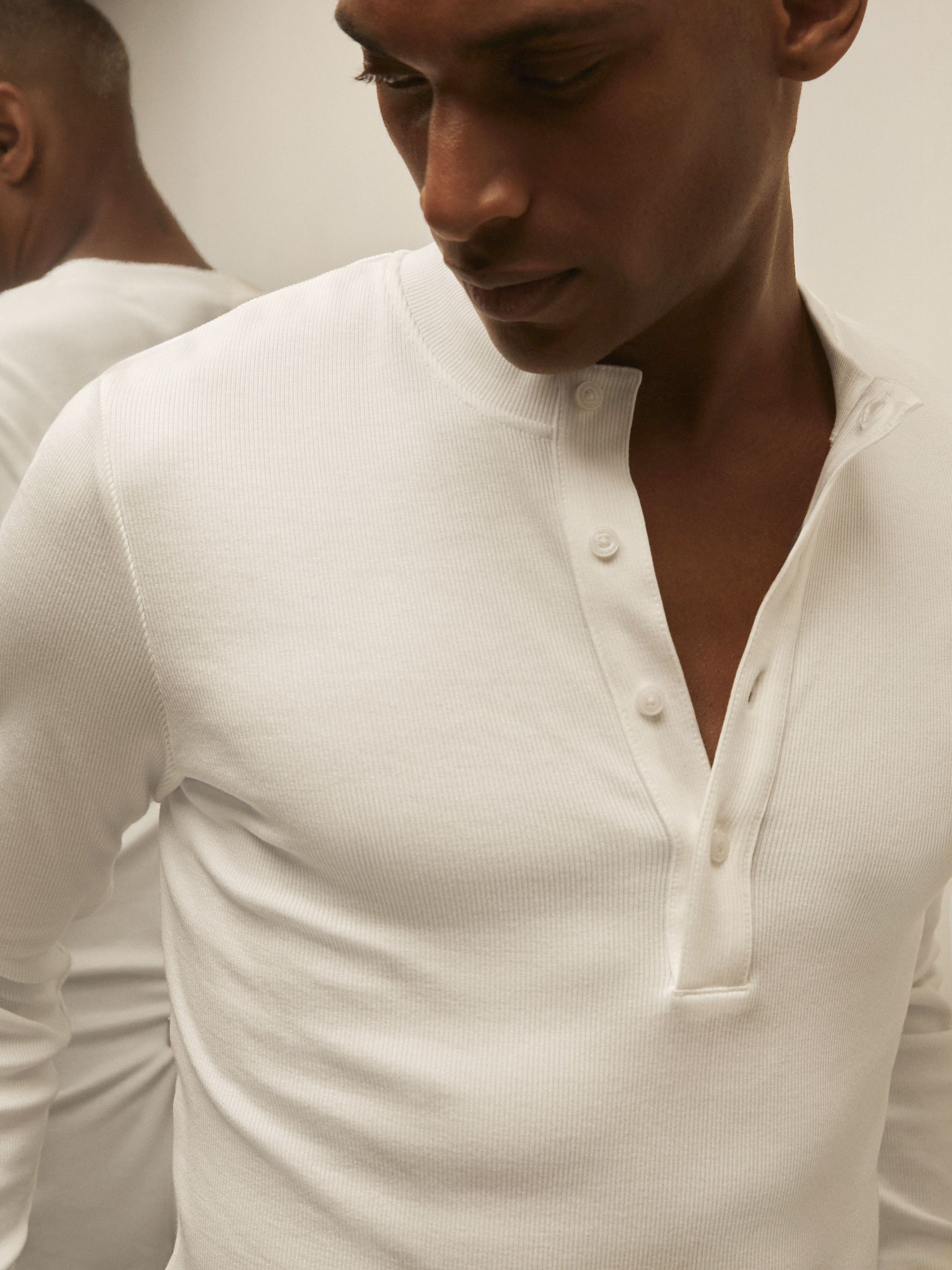 Reiss | Royal Ballet Henley Shirt in White (V00027) | £110