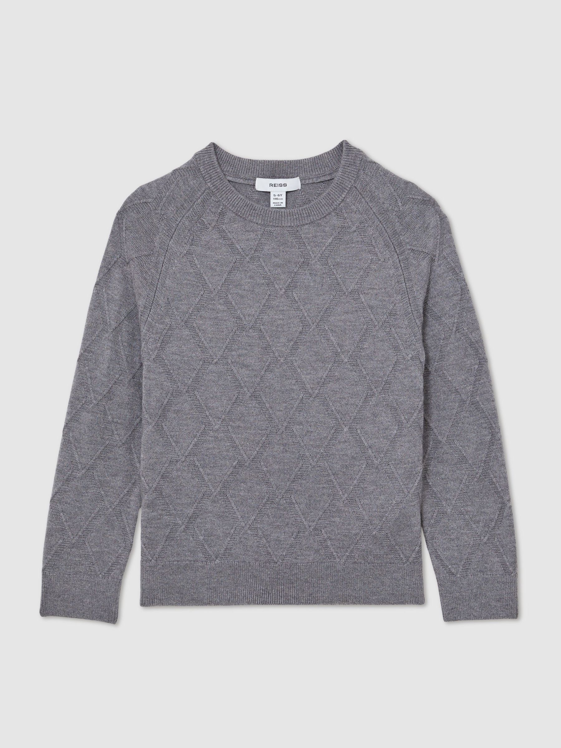 Jumper in Grey Melange (V04068) | £46