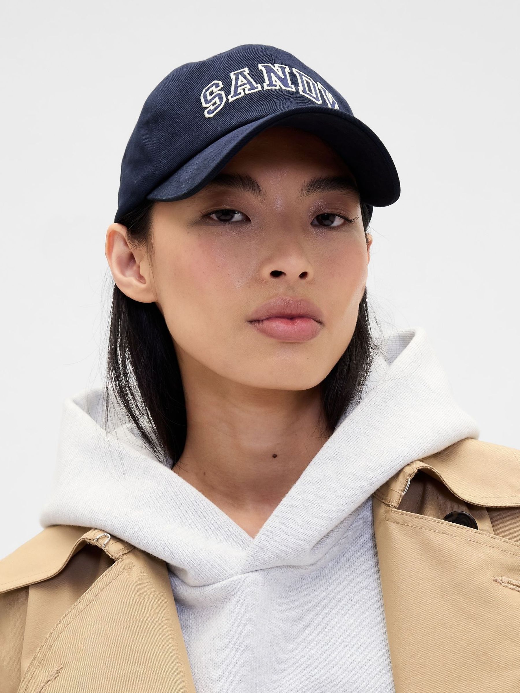 Navy Sandy Liang Logo Baseball Cap (V19467) | £30