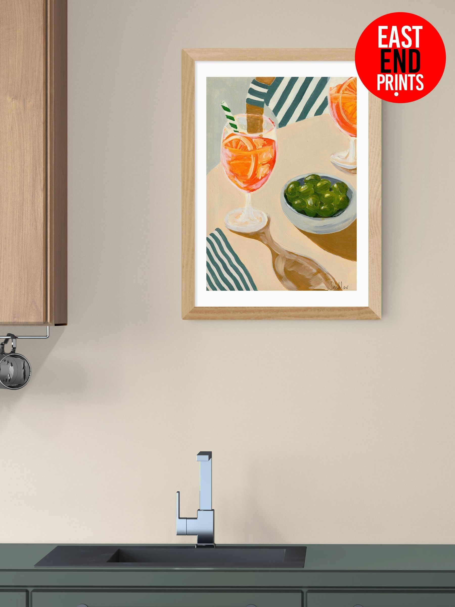 Oak Aperitif Wall Art Print by Susie Miller (V19692) | £50 - £130