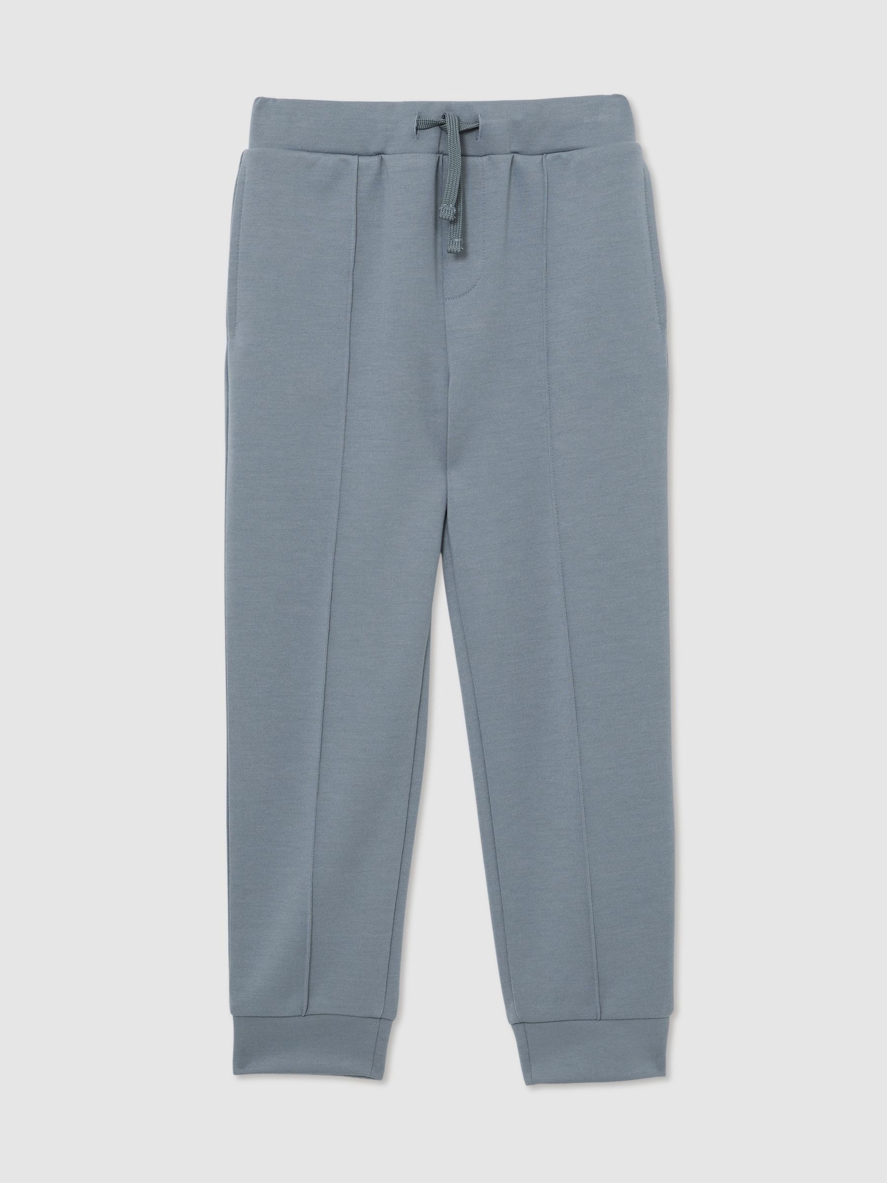 13-14 yrs Premium Interlock Drawstring Joggers in Airforce Blue (V20322) | £38