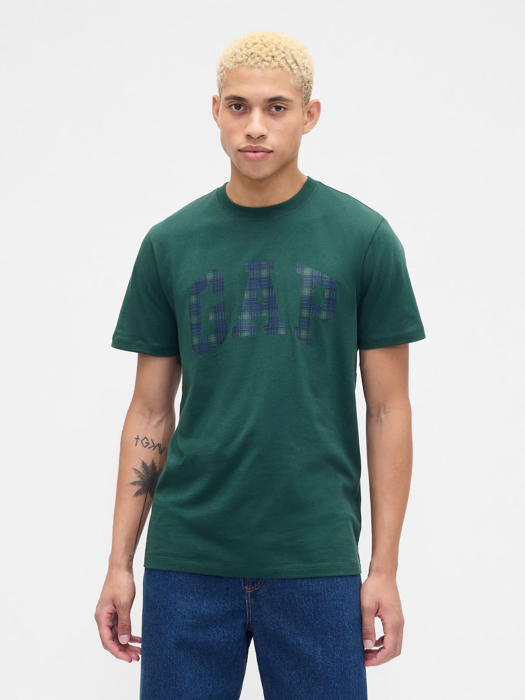 Green Everyday Soft Logo T-Shirt (V20514) | £14