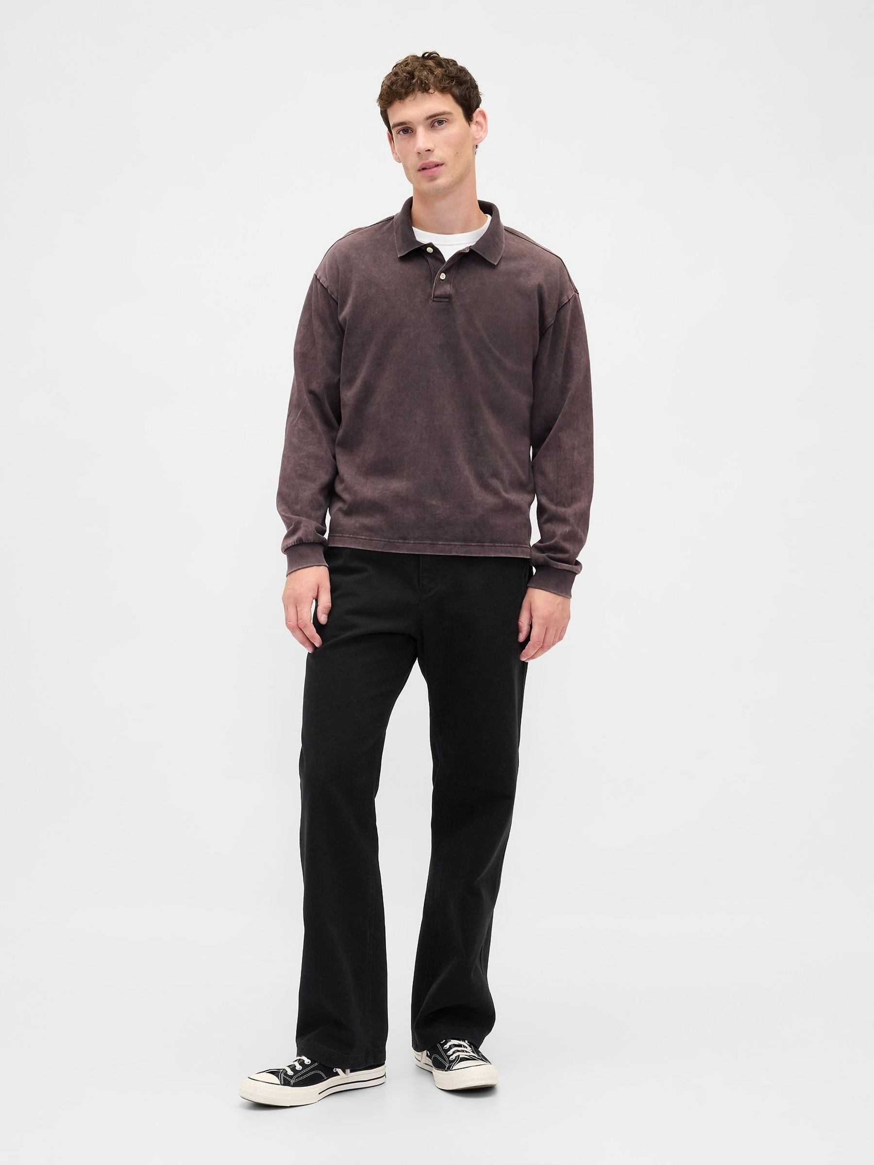 Black Canvas '90s Loose Carpenter Trousers (V20618) | £60