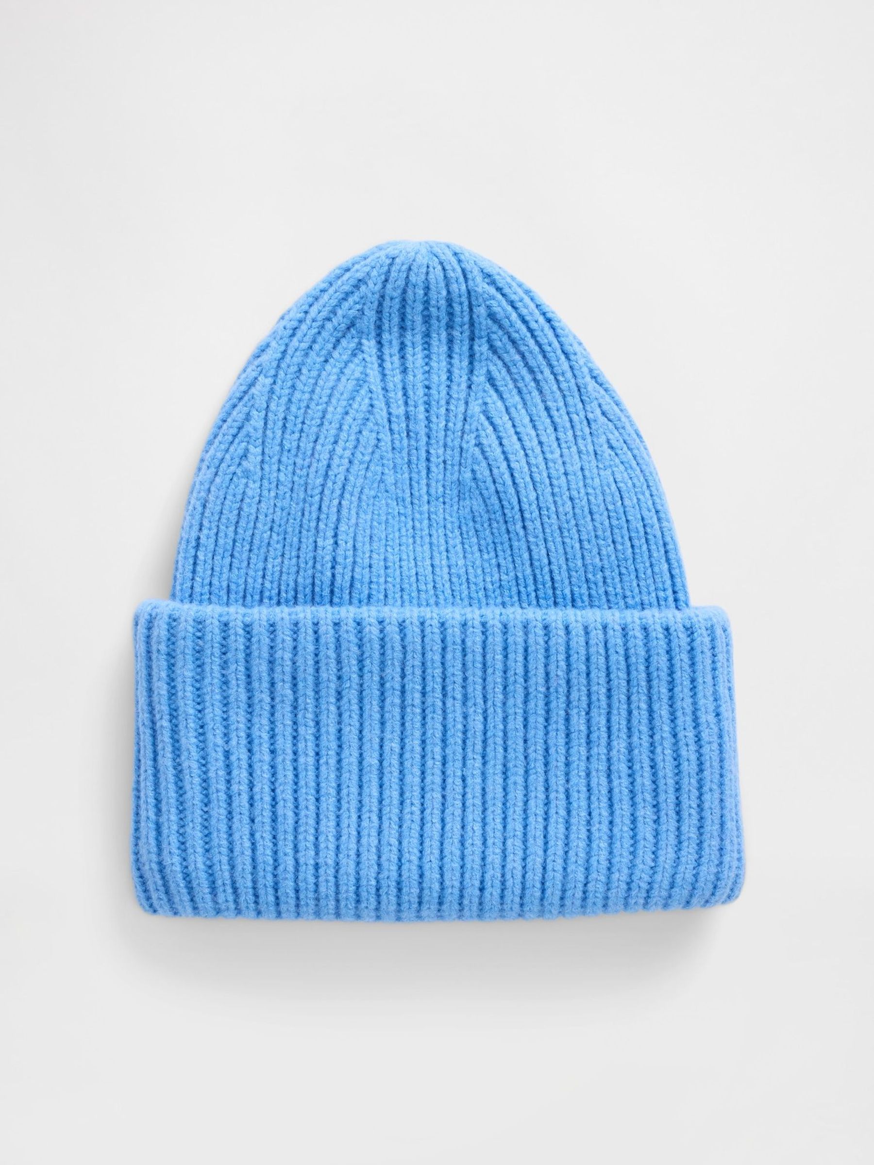 Blue CashSoft Beanie (V20630) | £18