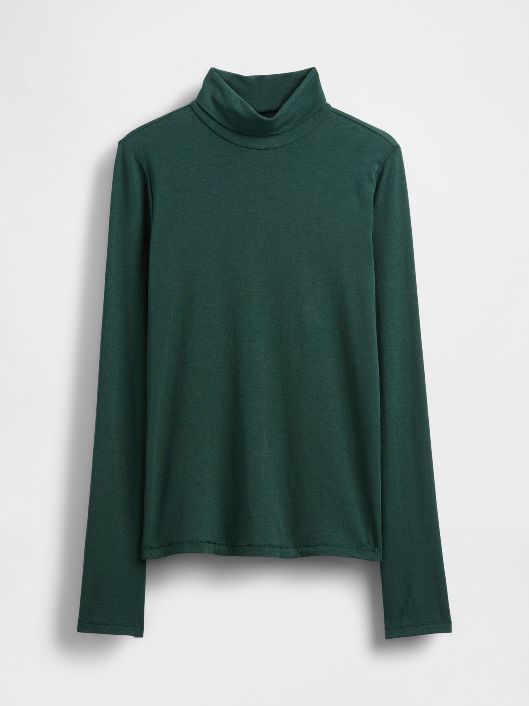 Green Featherweight Turtleneck T-Shirt (V20637) | £18