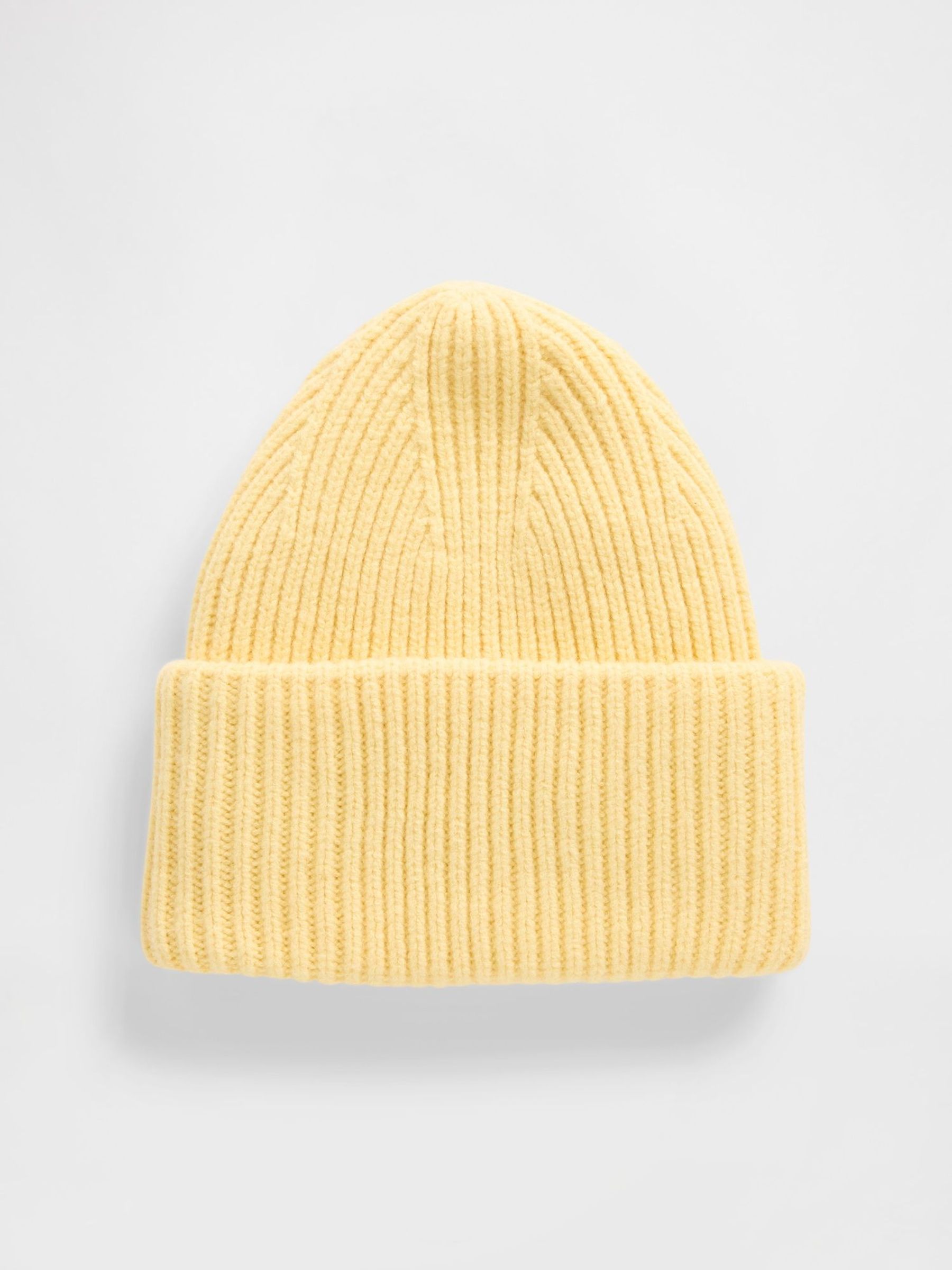Yellow CashSoft Beanie (V20658) | £18