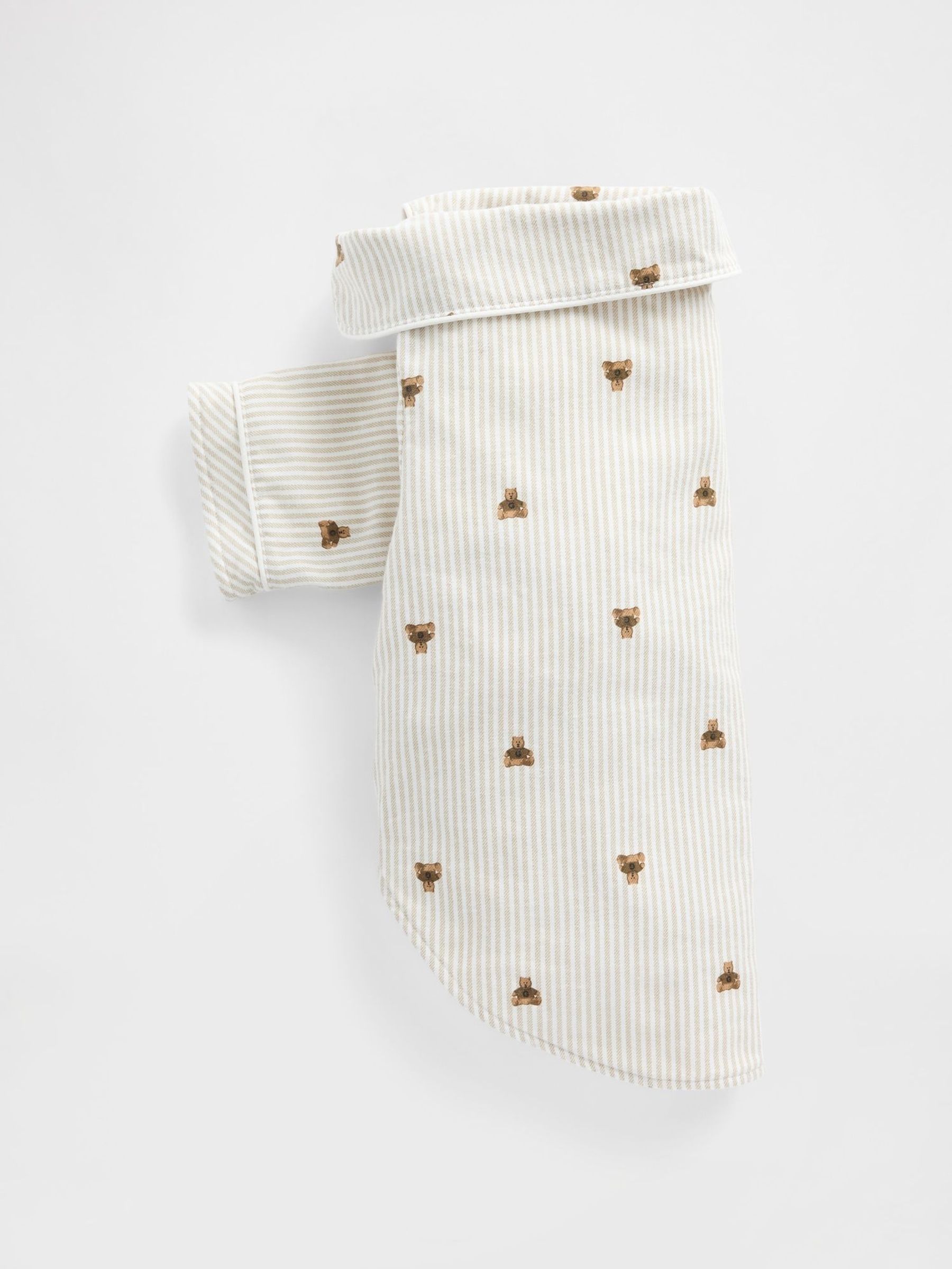 Beige Stripe Flannel Pet Pyjamas (V20672) | £25