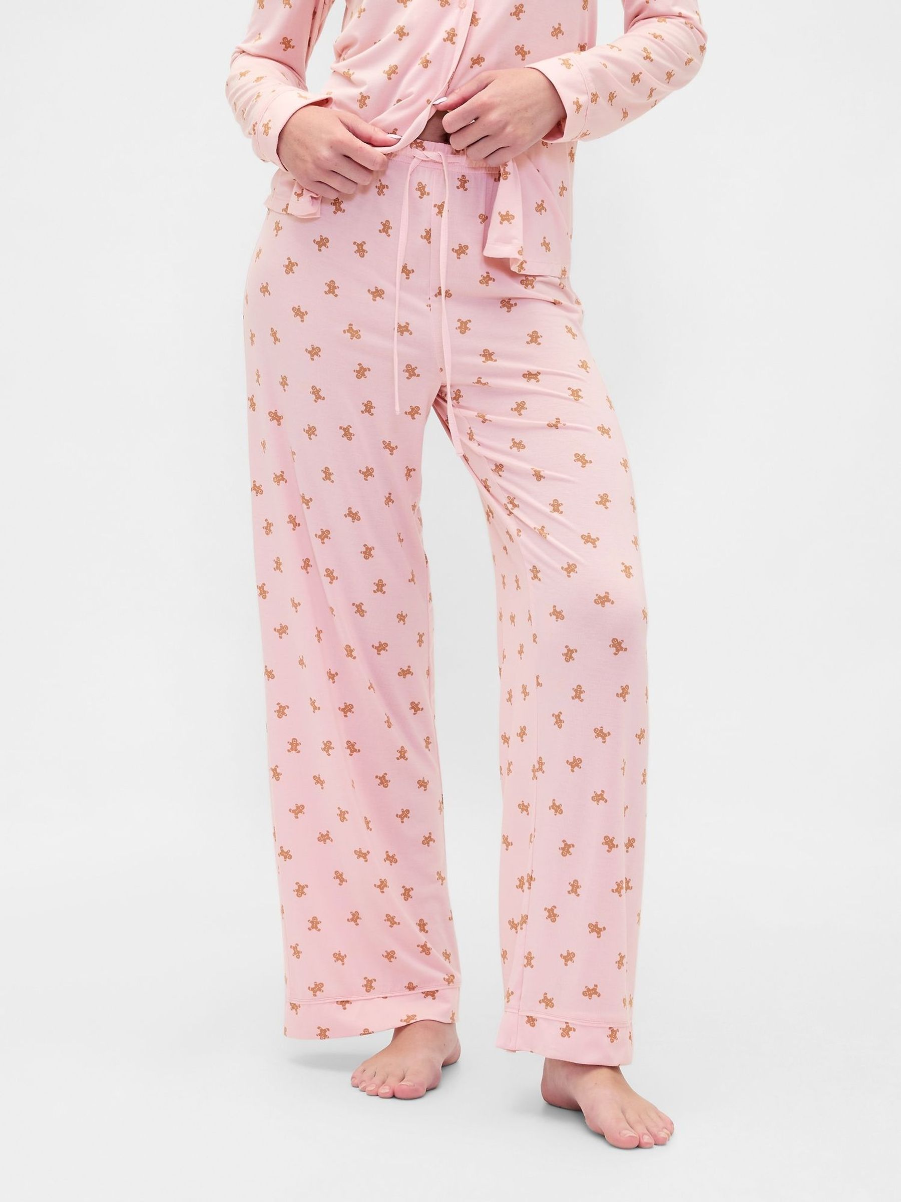 Pink Softest Modal Pyjama Bottoms (V24882) | £25