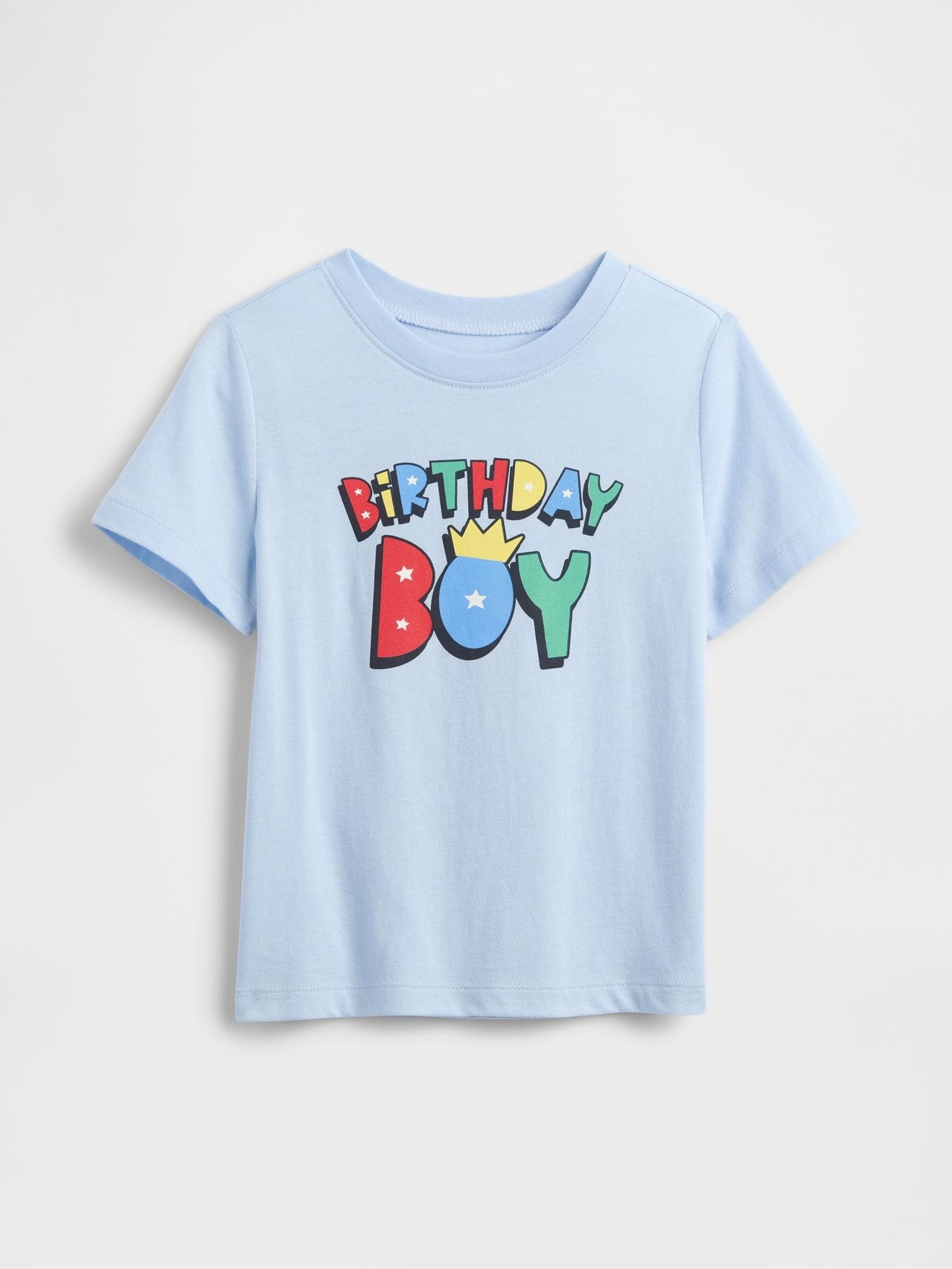 Blue B-Day Graphic T-Shirt (V24934) | £10