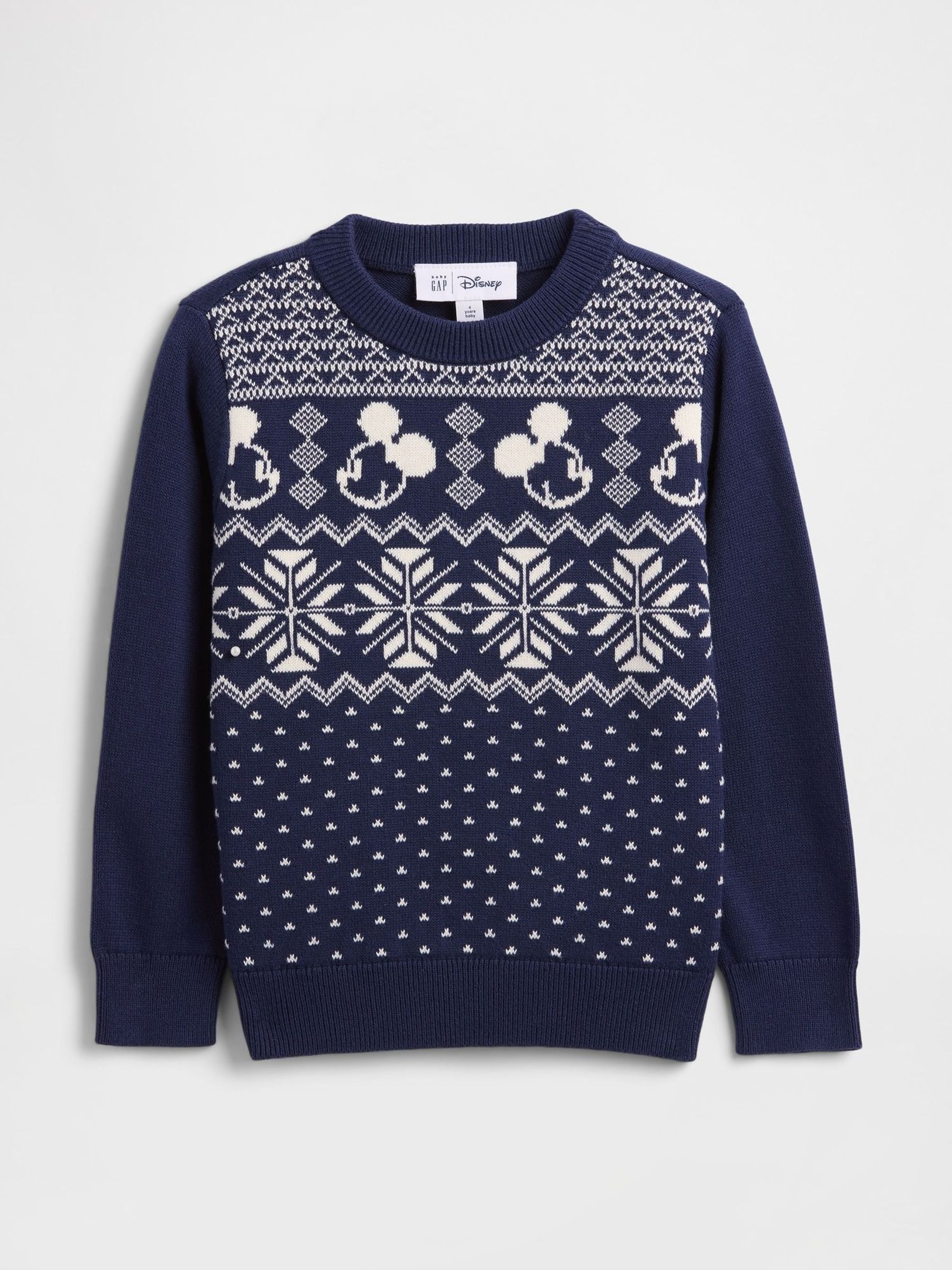 Navy Disney Intarsia Sweatshirt (6mths-5yrs) (V27858) | £30