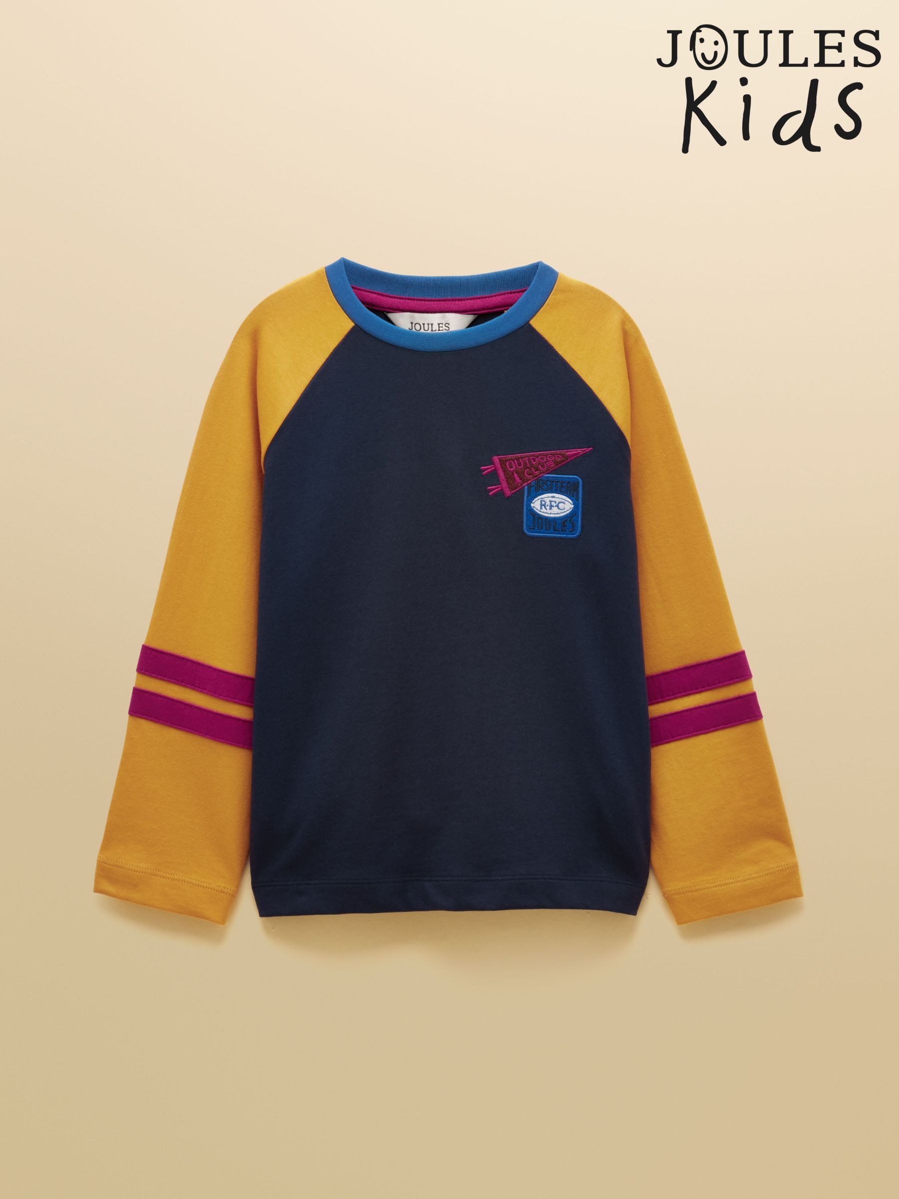 Navy - Raglan Long Sleeve Top