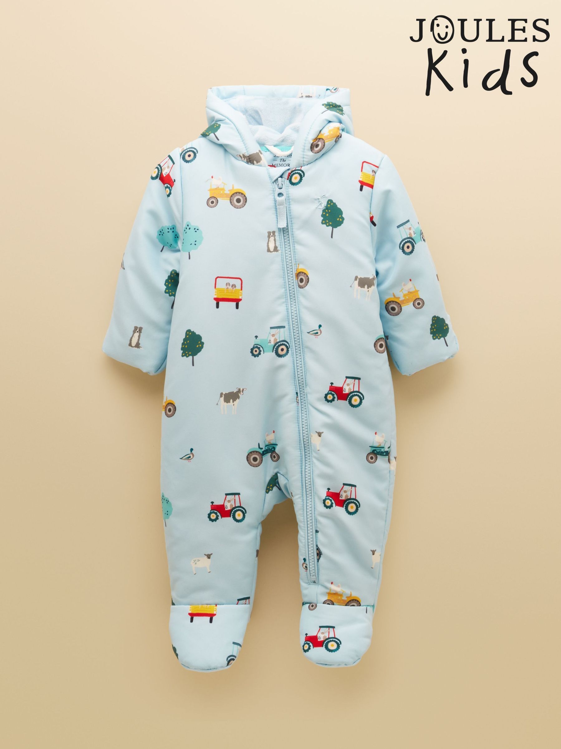 Blue - Zip Through Pramsuit