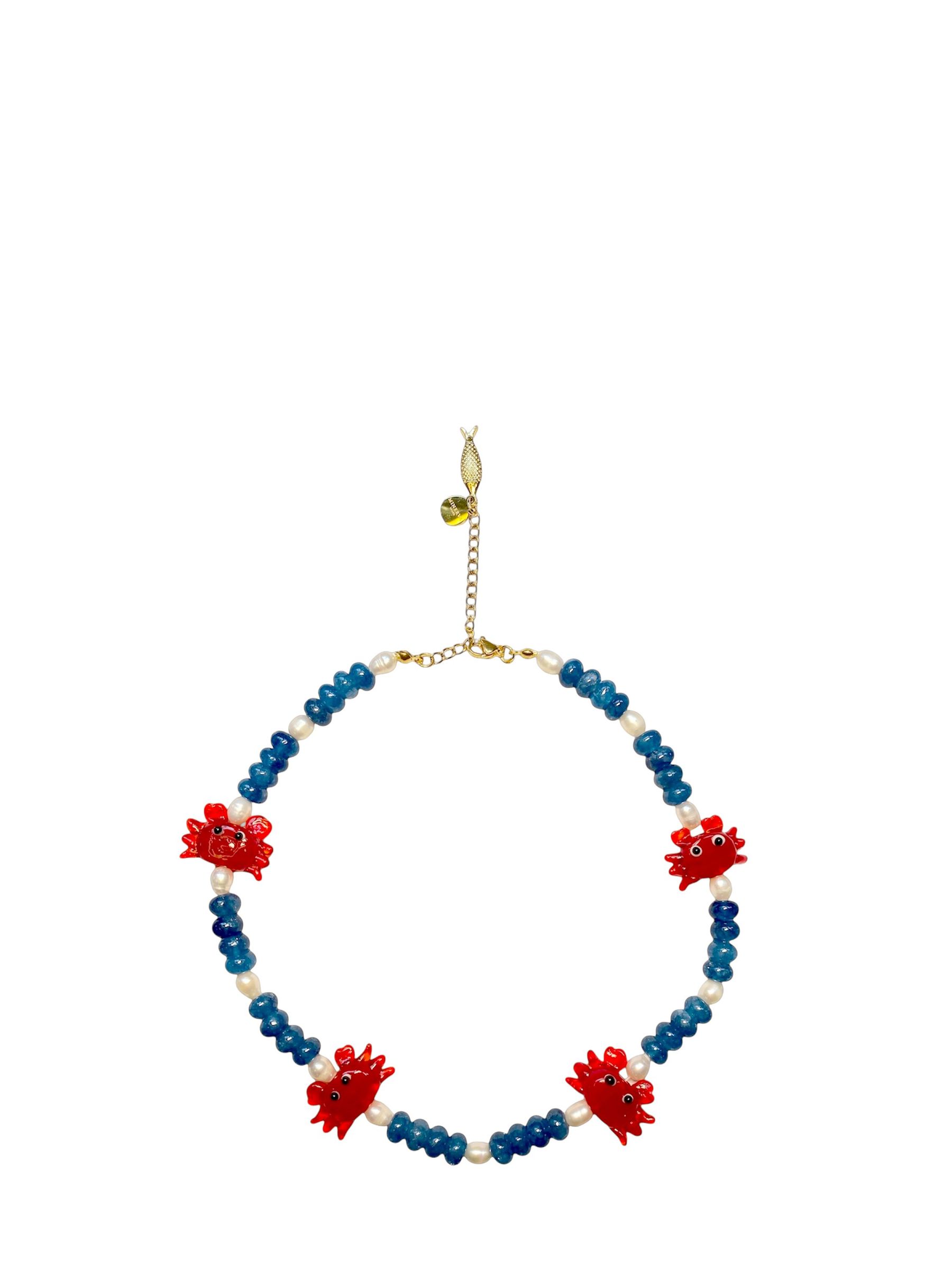 Minerva Blue Minerva Blue Crab Necklace (V29153) | £89