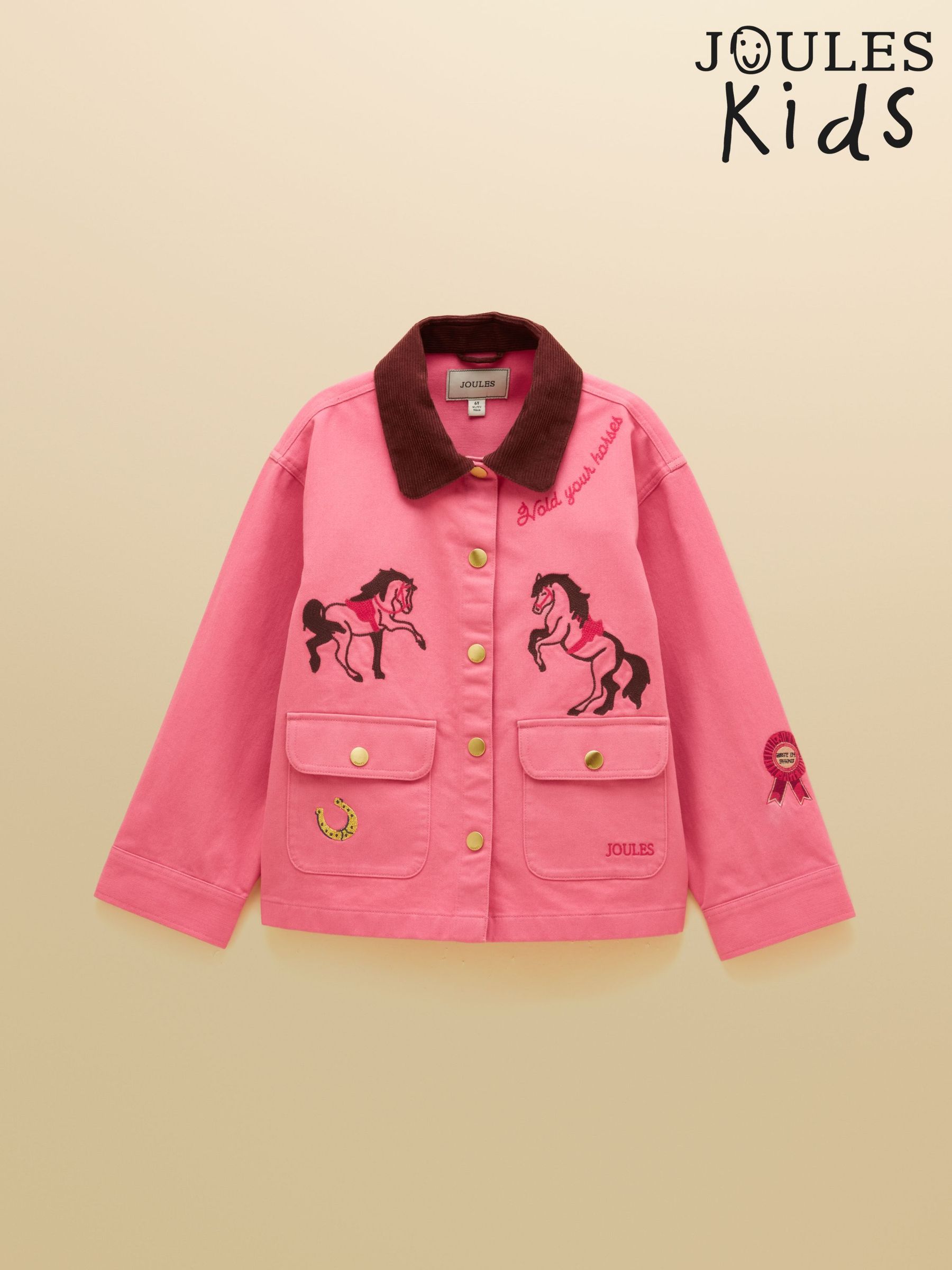 Pink - Embroidered Item Jacket