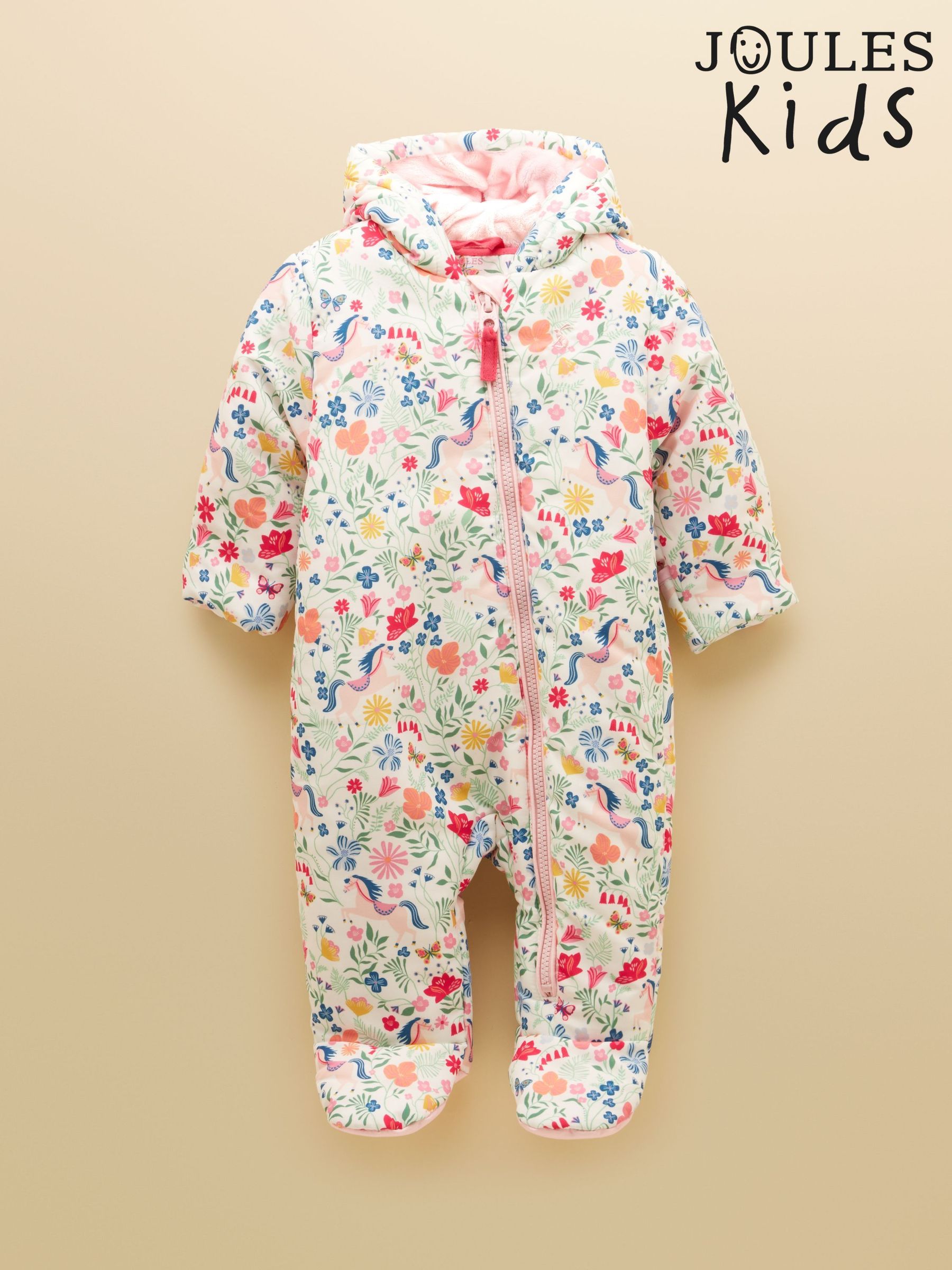 Pink - Zip Through Pramsuit