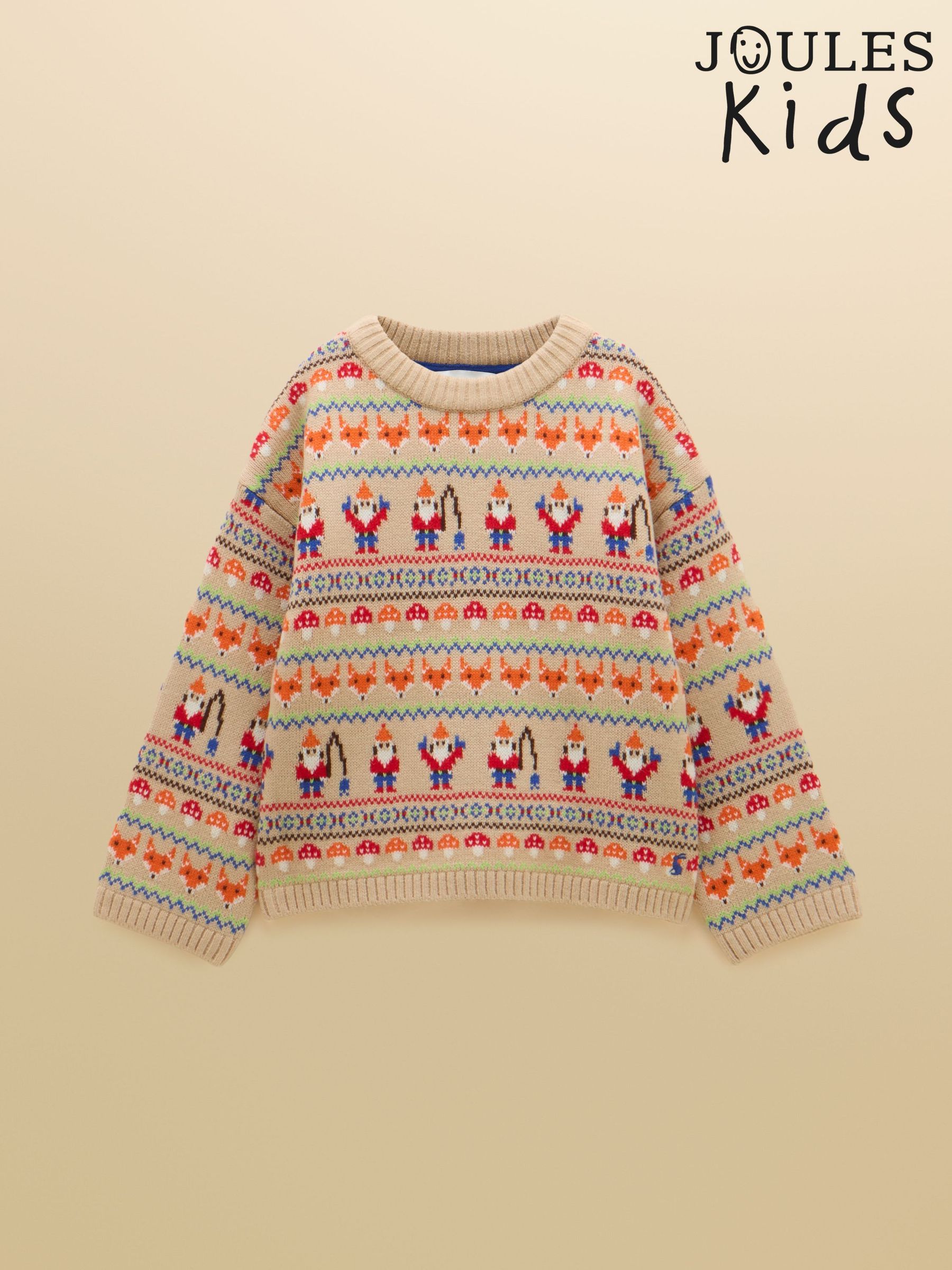 Oat - Fair Isle Knit Jumper