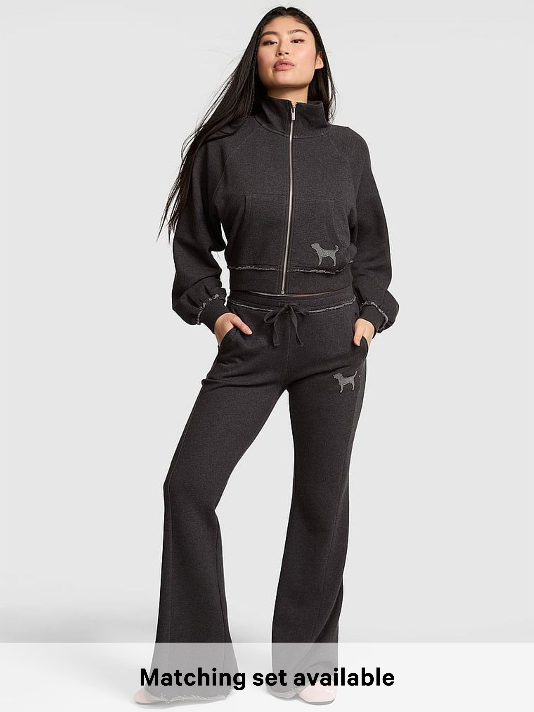 Hoodie Victorias Secret Jogger L Victoria's Secret Pink BLING