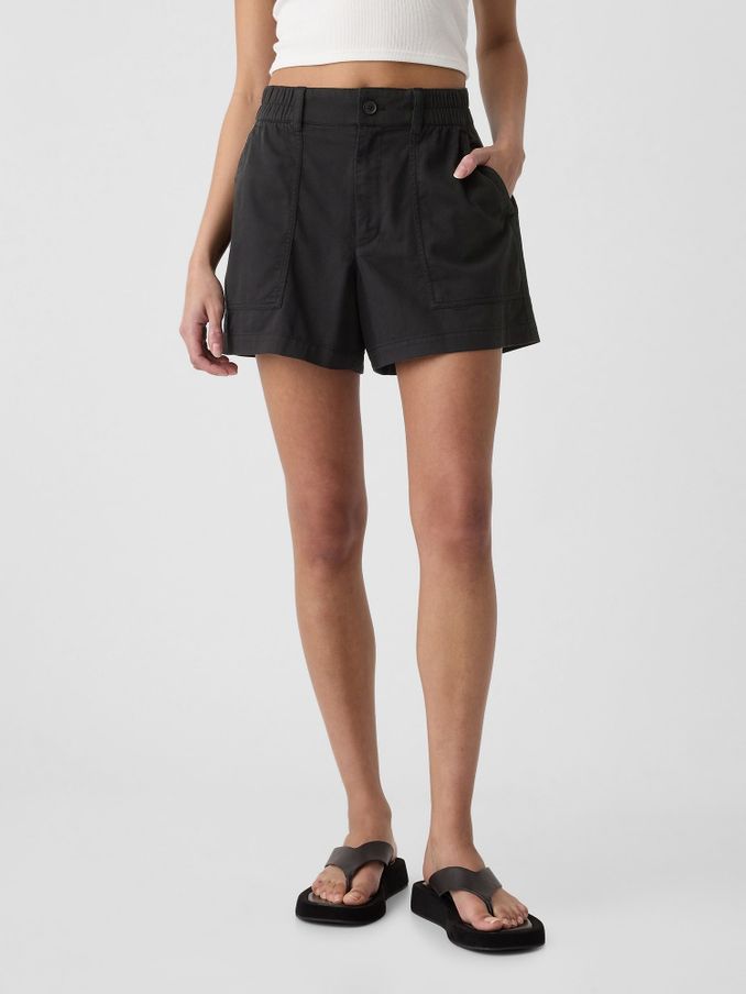 Black Cargo Shorts (V34142) | £18