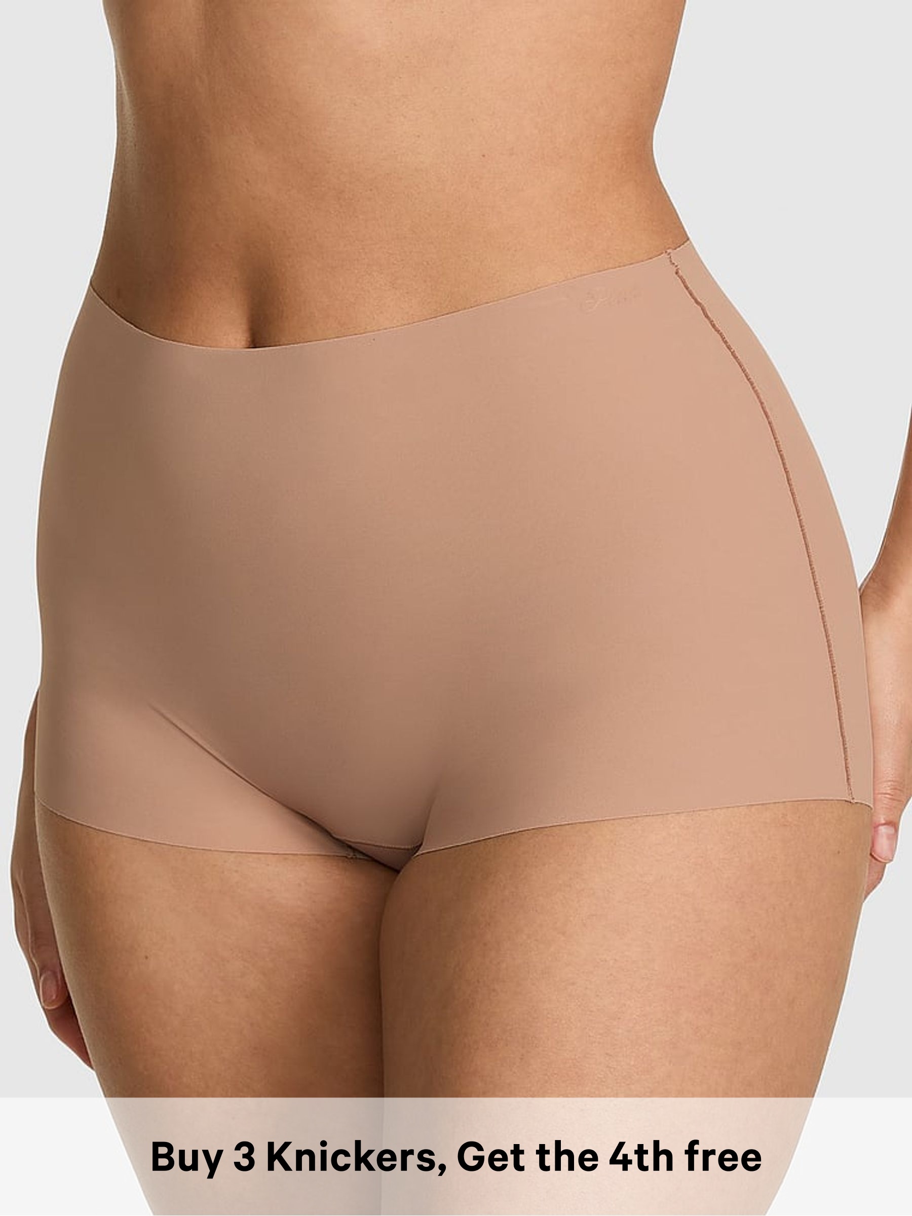 Ganache Nude - Cheeky No Show Knickers