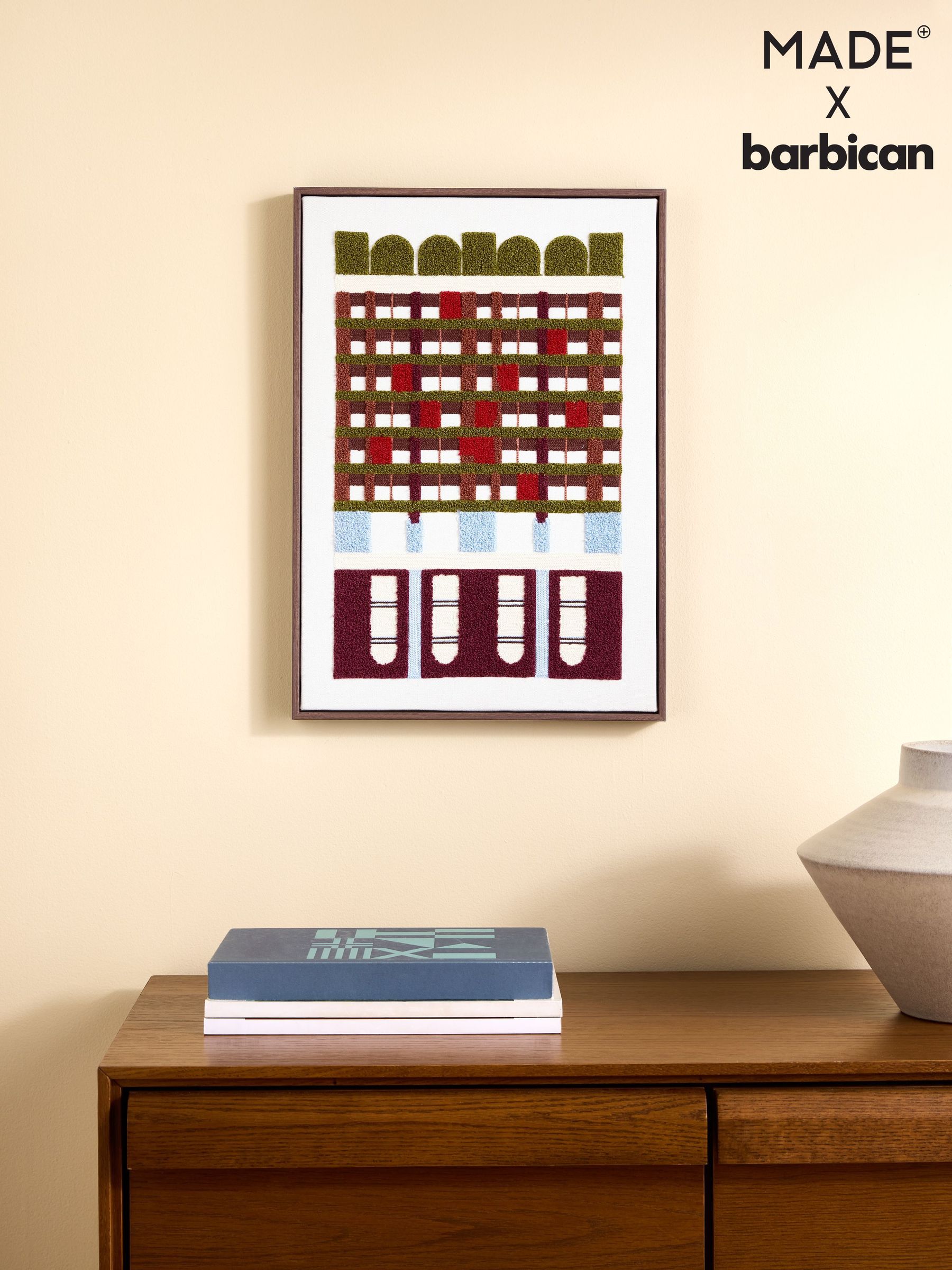 Tier Embroidered Wall Art