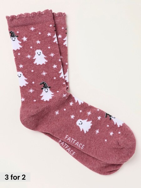 Berry Pink - Ghost Socks