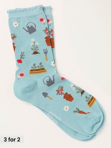 Blue - Gardening Socks