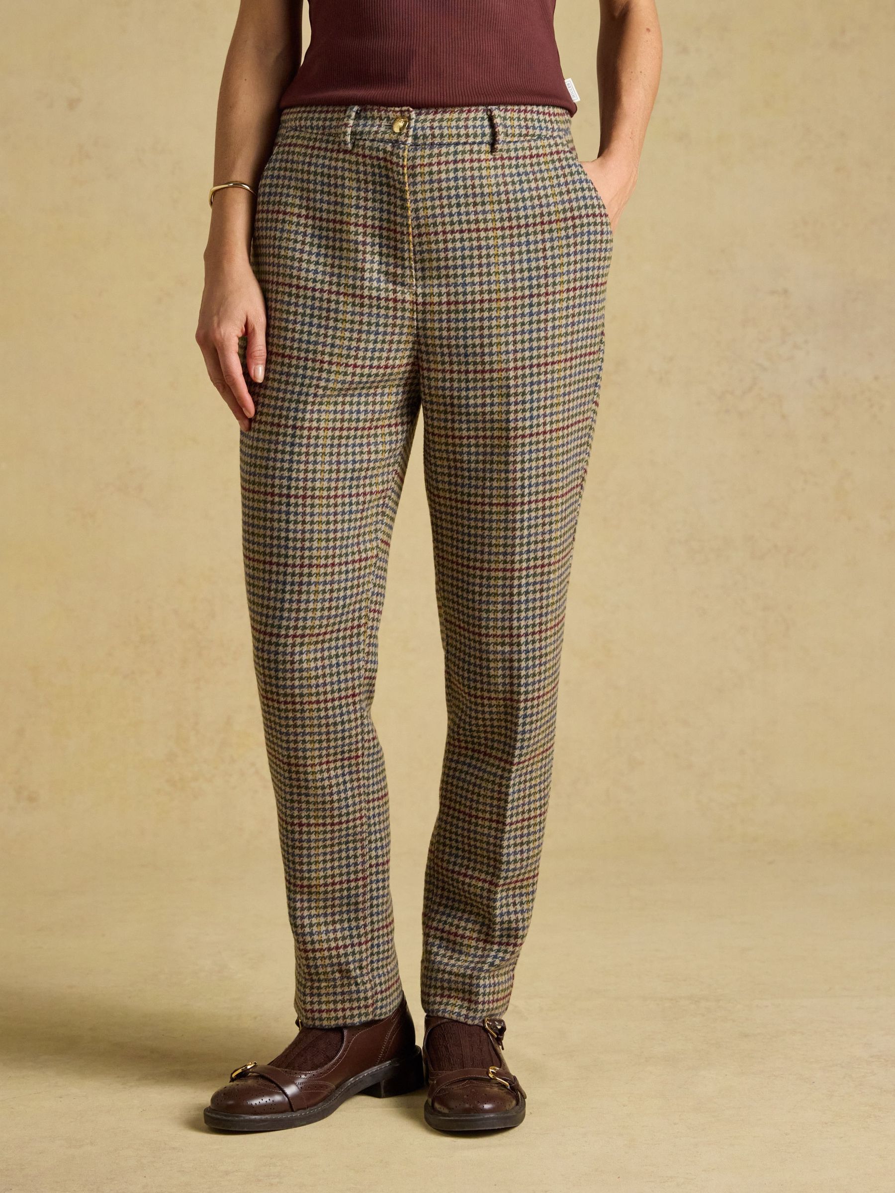 Elton Tweed Brown - Trouser