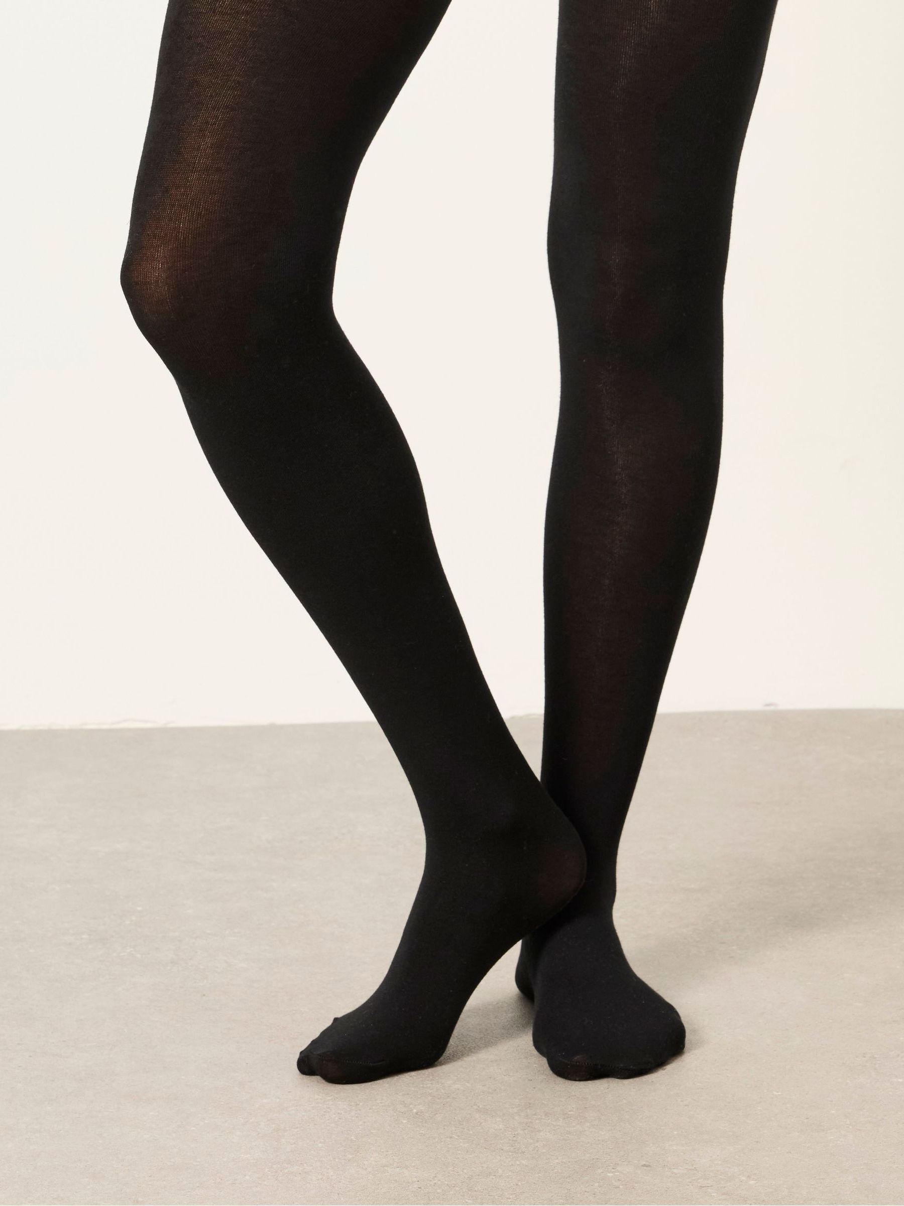 Black - Modal Tights