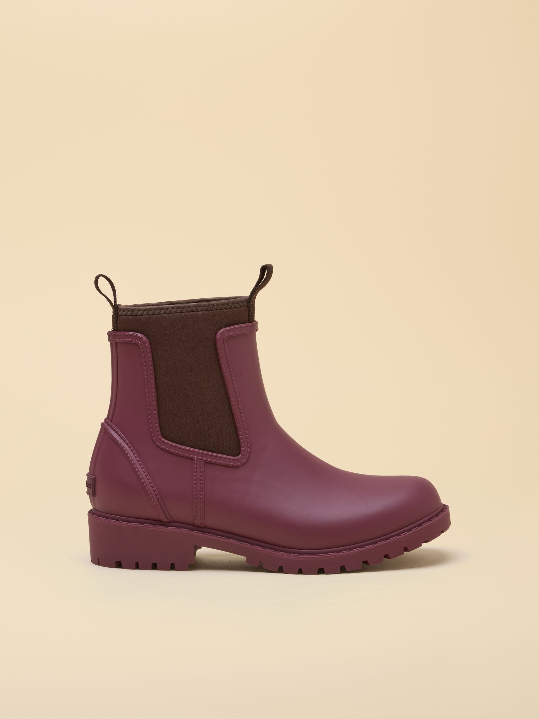 Cherry & Chocolate - Neoprene Lined Ankle Wellies