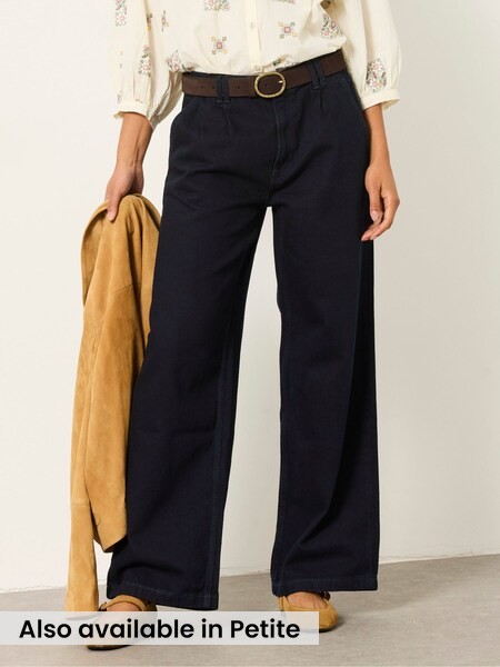 Ink - Pleat Jeans