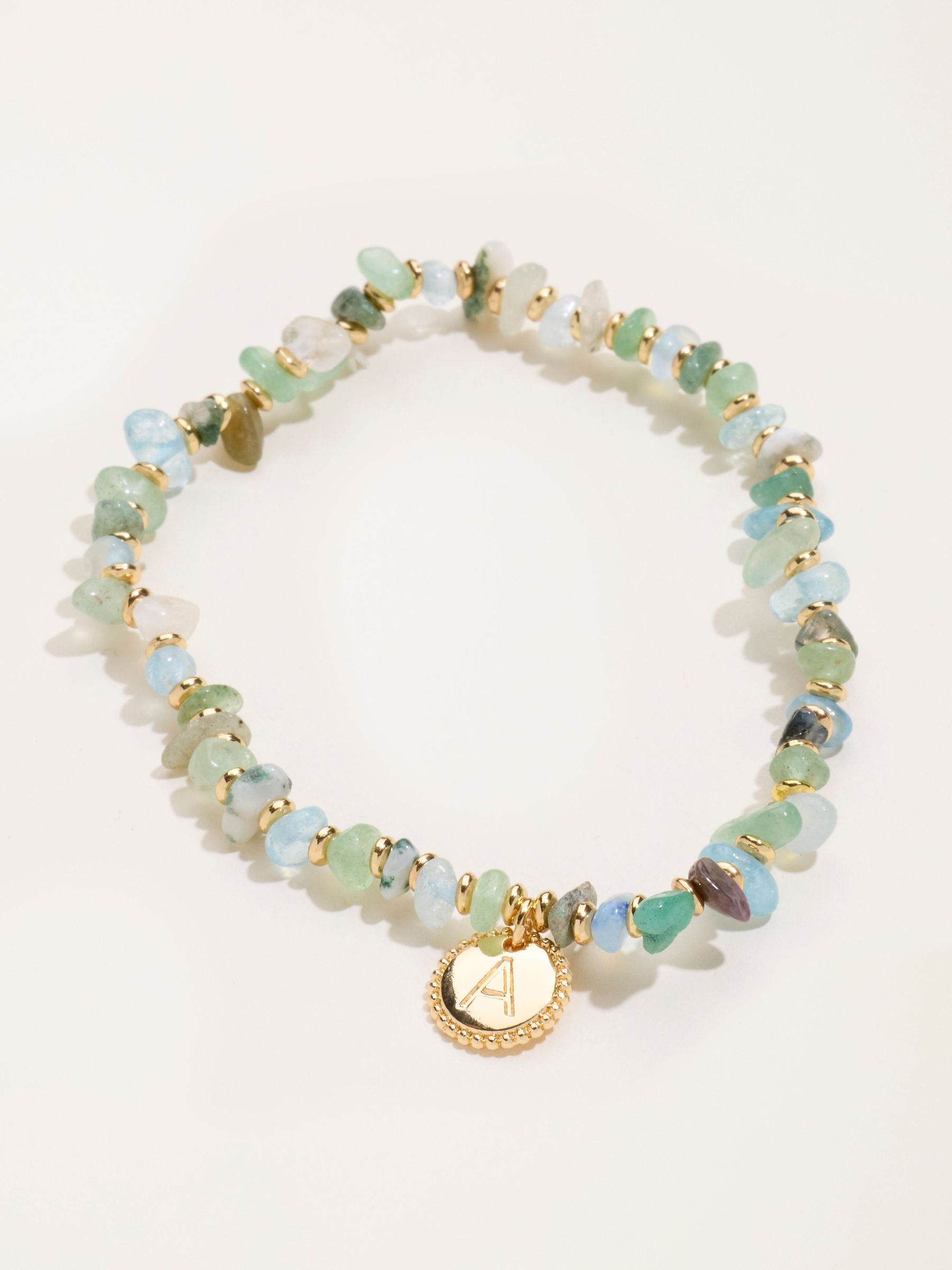 Blue - Alphabet Bracelet