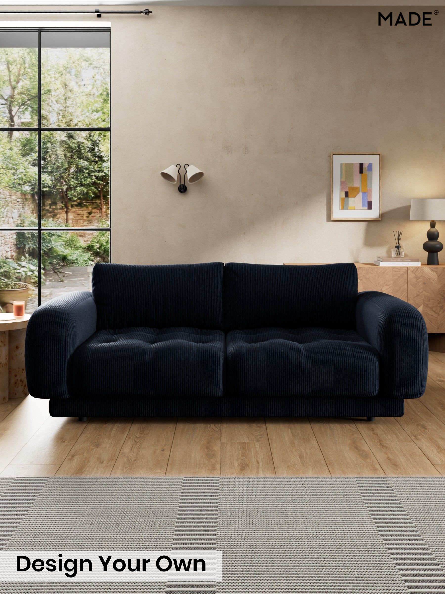 Matt Corduroy/Midnight Blue - Flint By Made