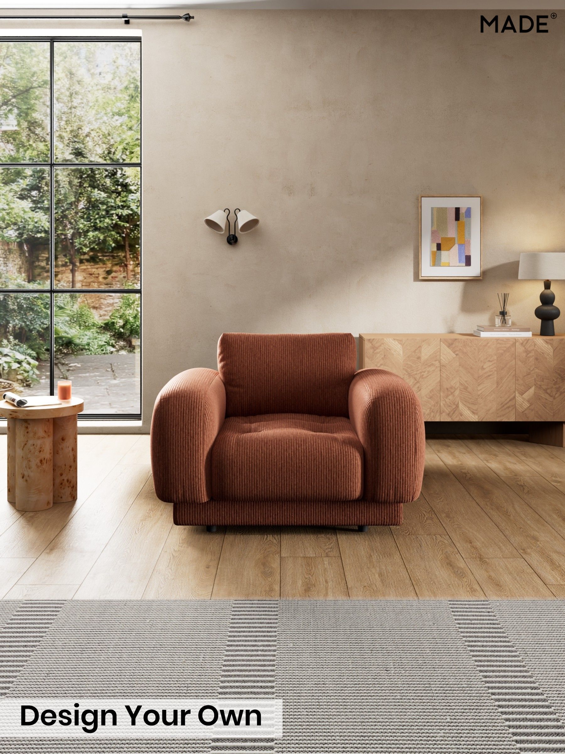 Matt Corduroy/Nutmeg Orange - Flint By Made