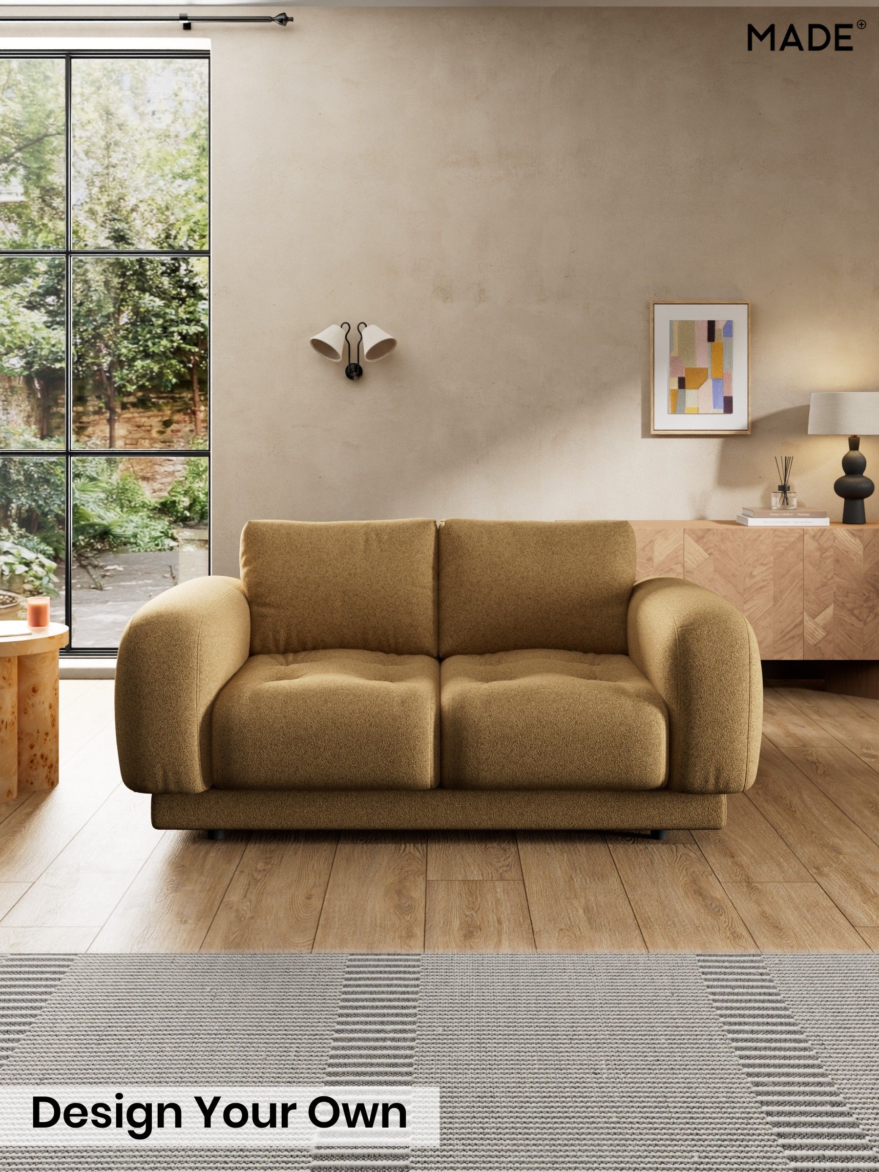 Soft Touch Boucle/Caramel Natural - Flint By Made