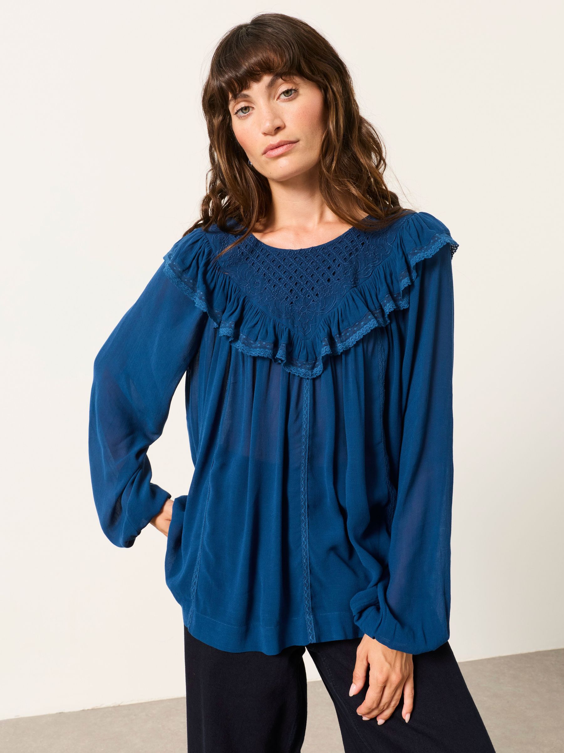 Teal Blue - Blouse