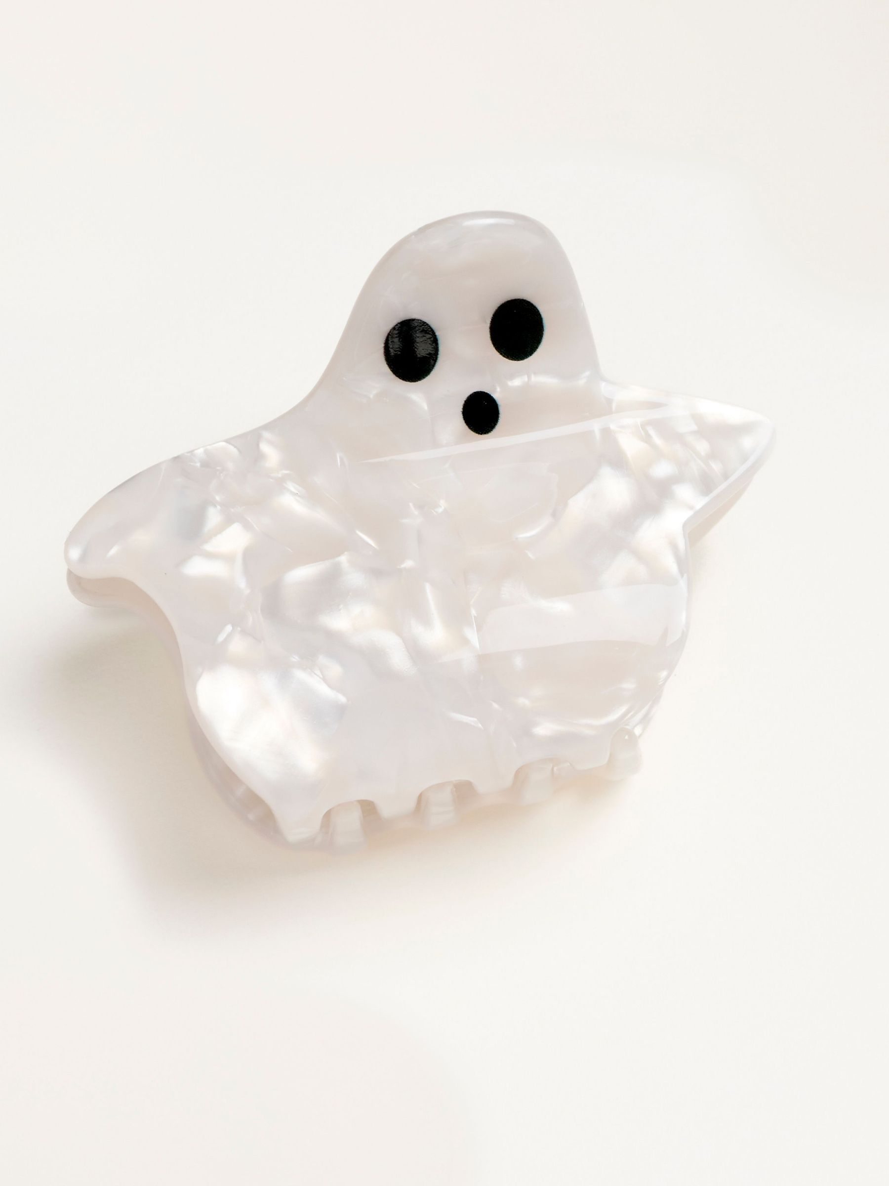 Ivory - Halloween Ghost Claw Clip