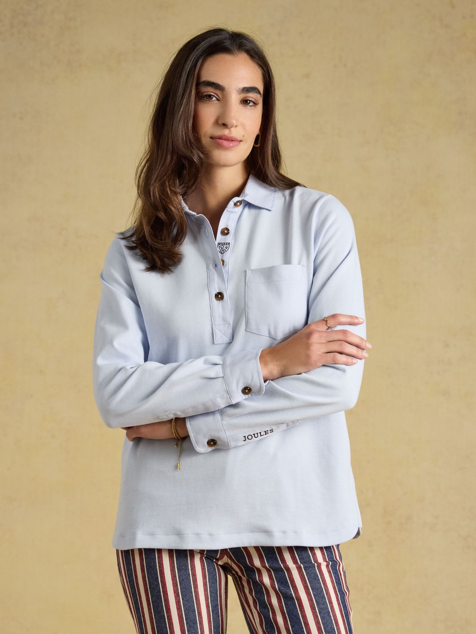 Blue - Long Sleeve Jersey Deckshirt