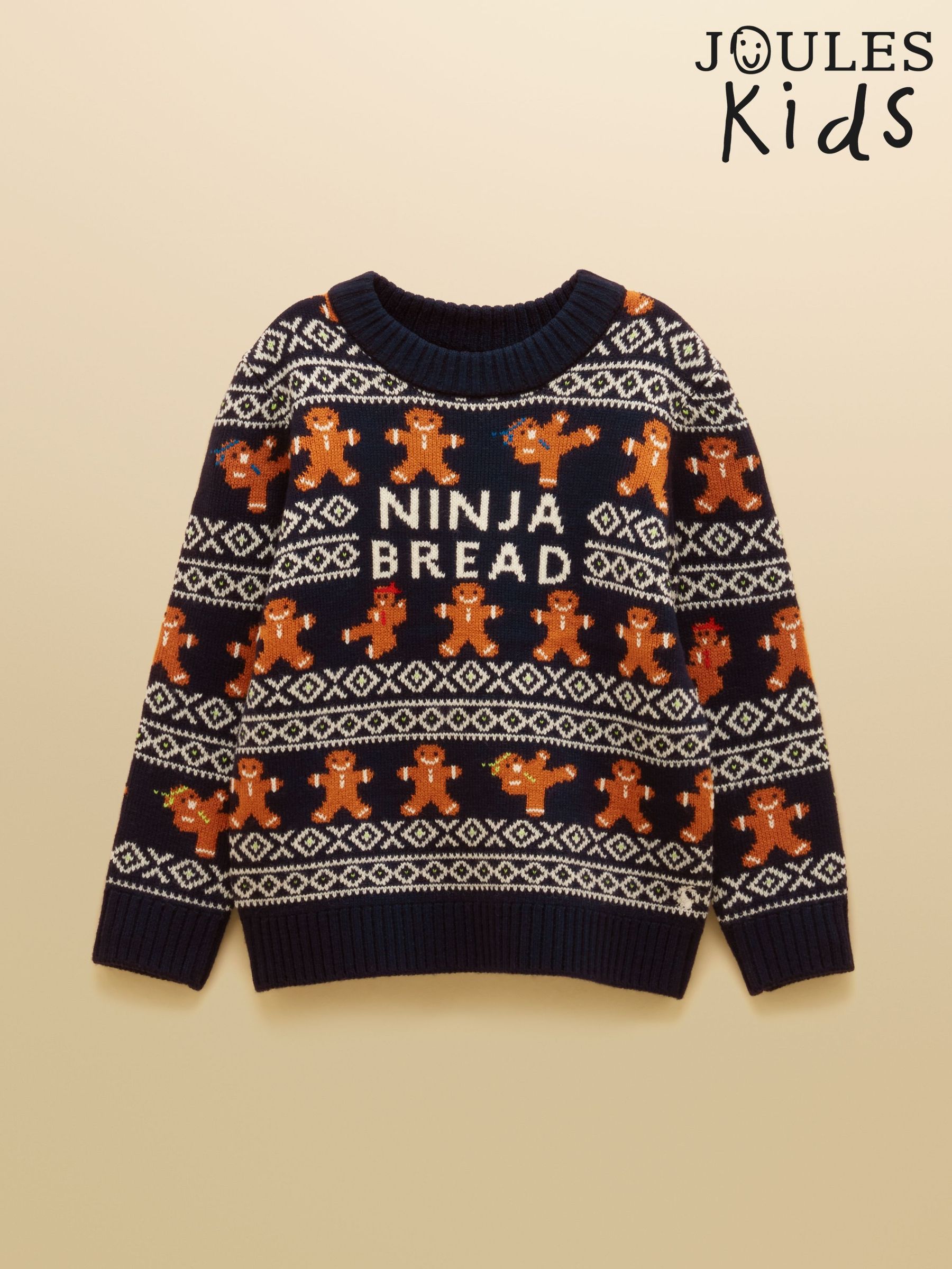 Navy - Crew Neck Knitted Jumper