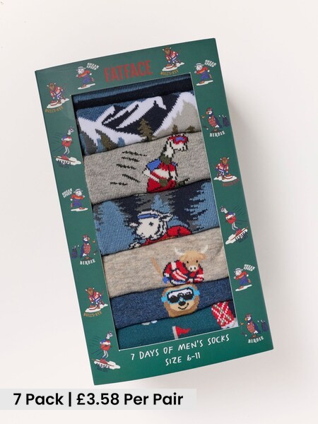 Multi - Regular Sport Animal Socks In A Gift Box