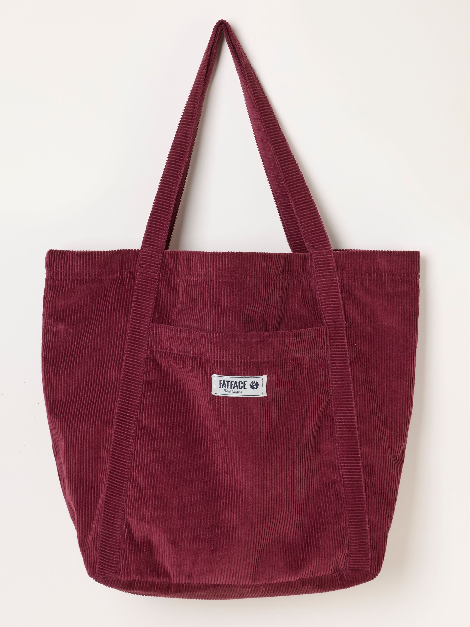Burgundy Red - Astrid Cord Tote Bag