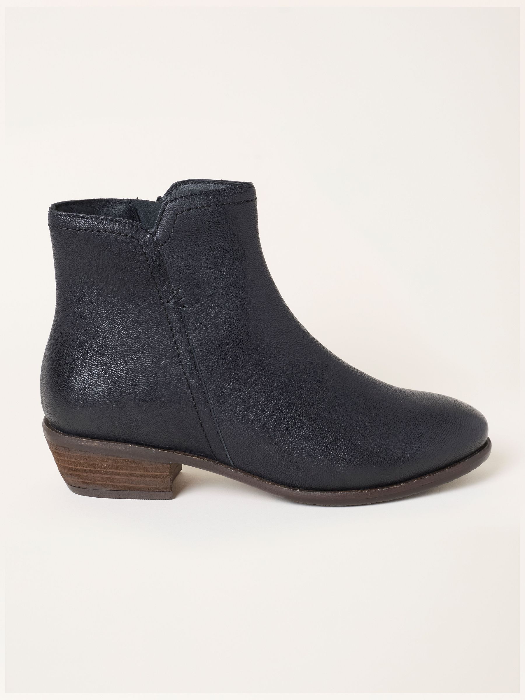 Black - Farleigh Leather Shoe Boots