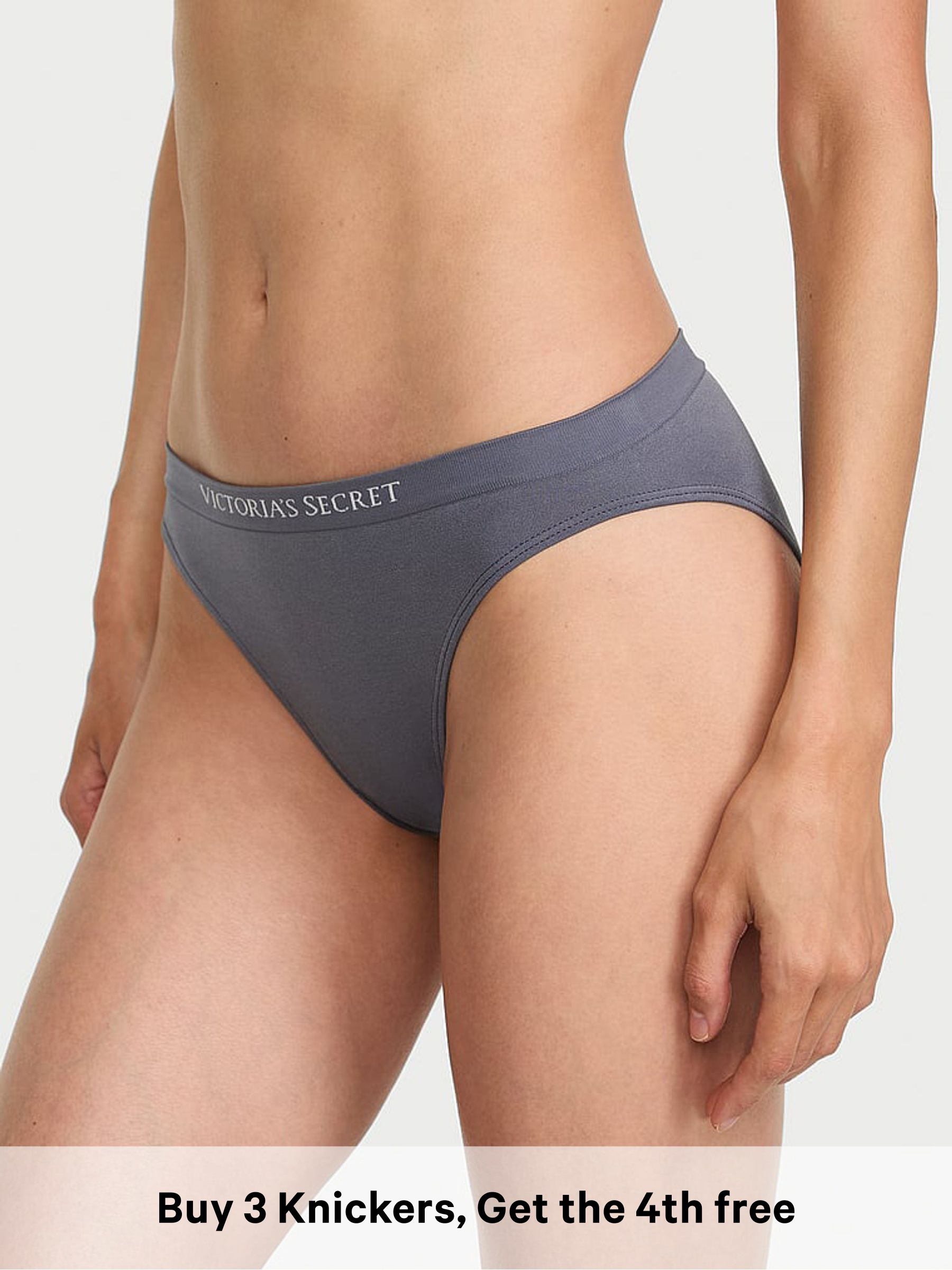 Grey Pearl - Thong Knickers