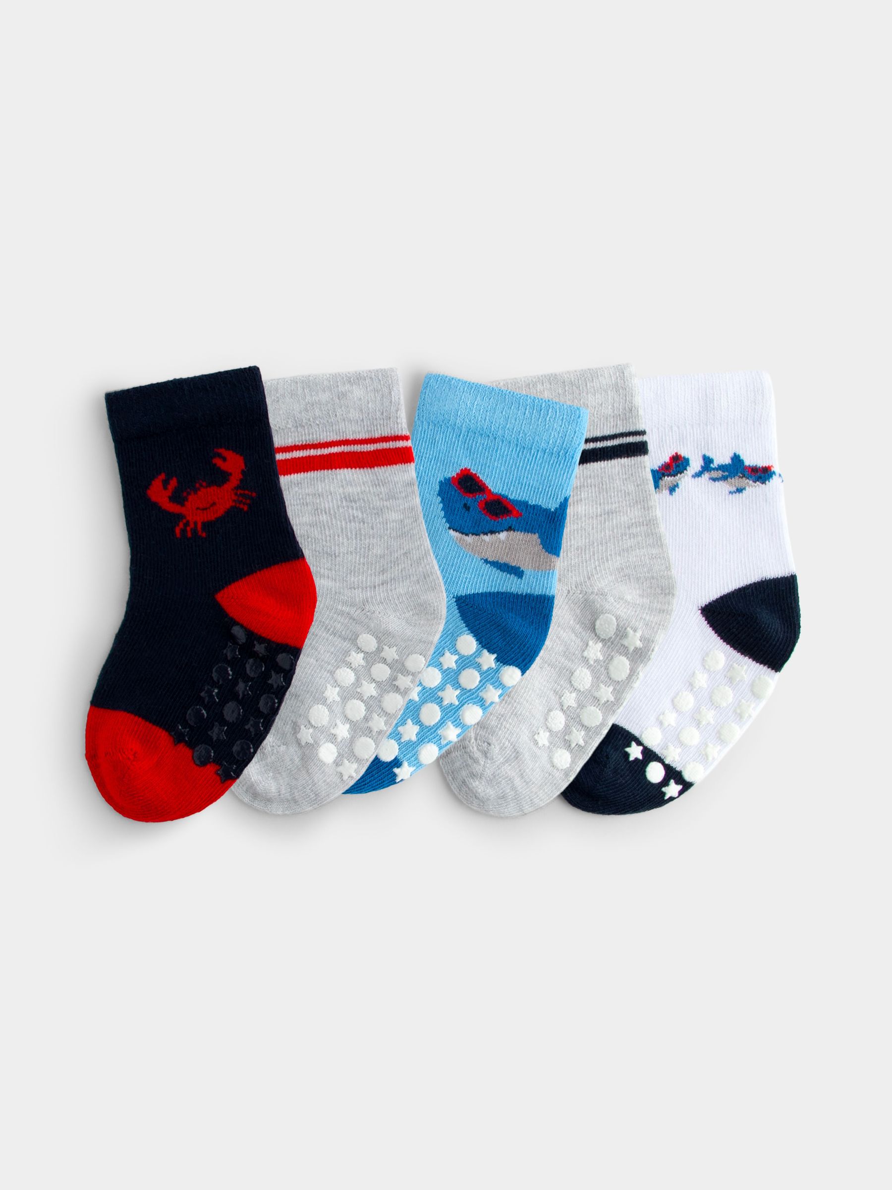 Light Blue - 5-pack Shark Socks