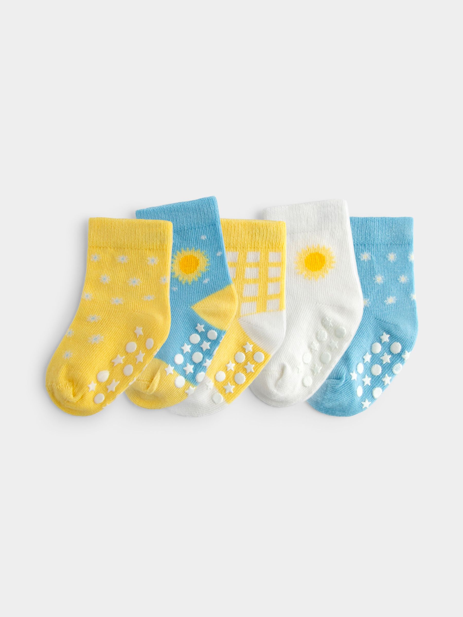 Light Yellow - 5-pack Frill Sunflower Socks