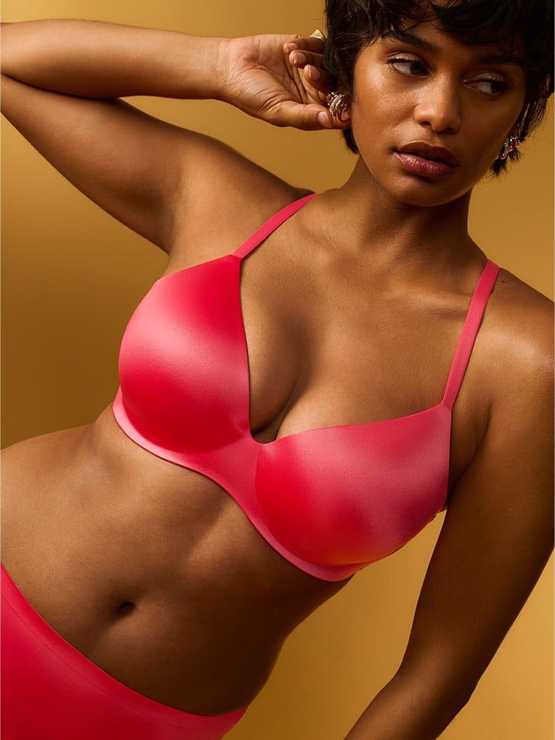 Wild Watermelon Red - Lightly Lined Balcony Flexfactor Bra