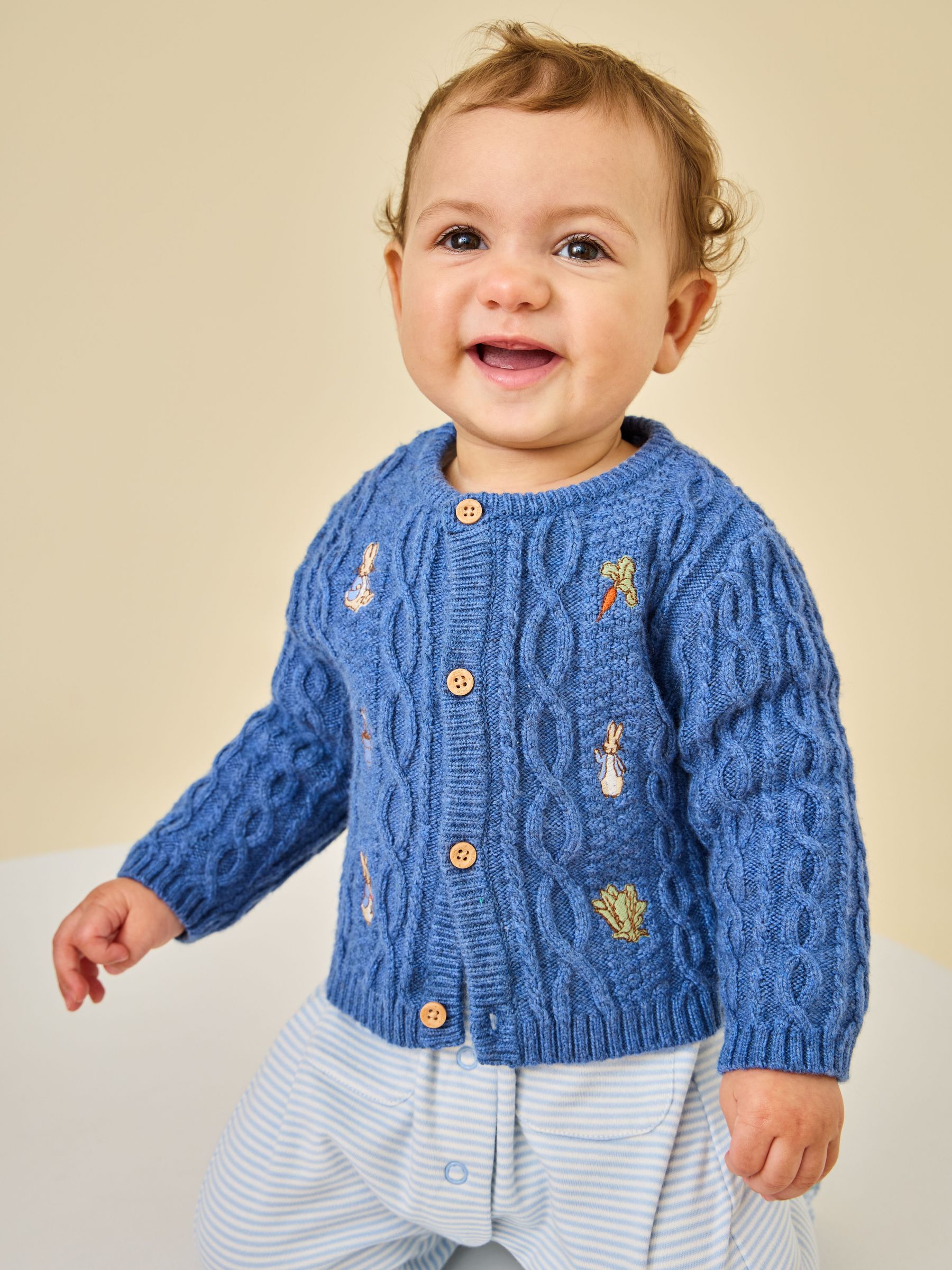 Blue Peter Rabbit™ - Cable Knit Cardigan