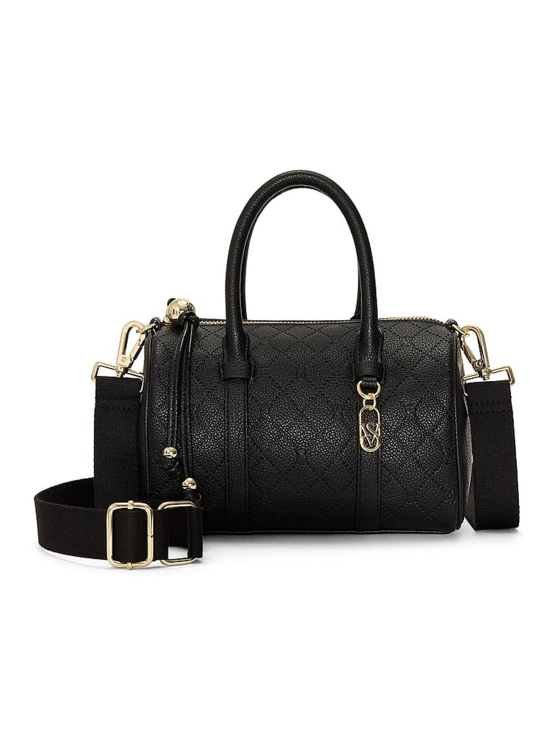 Debossed Black - Small Roll Duffle Bag