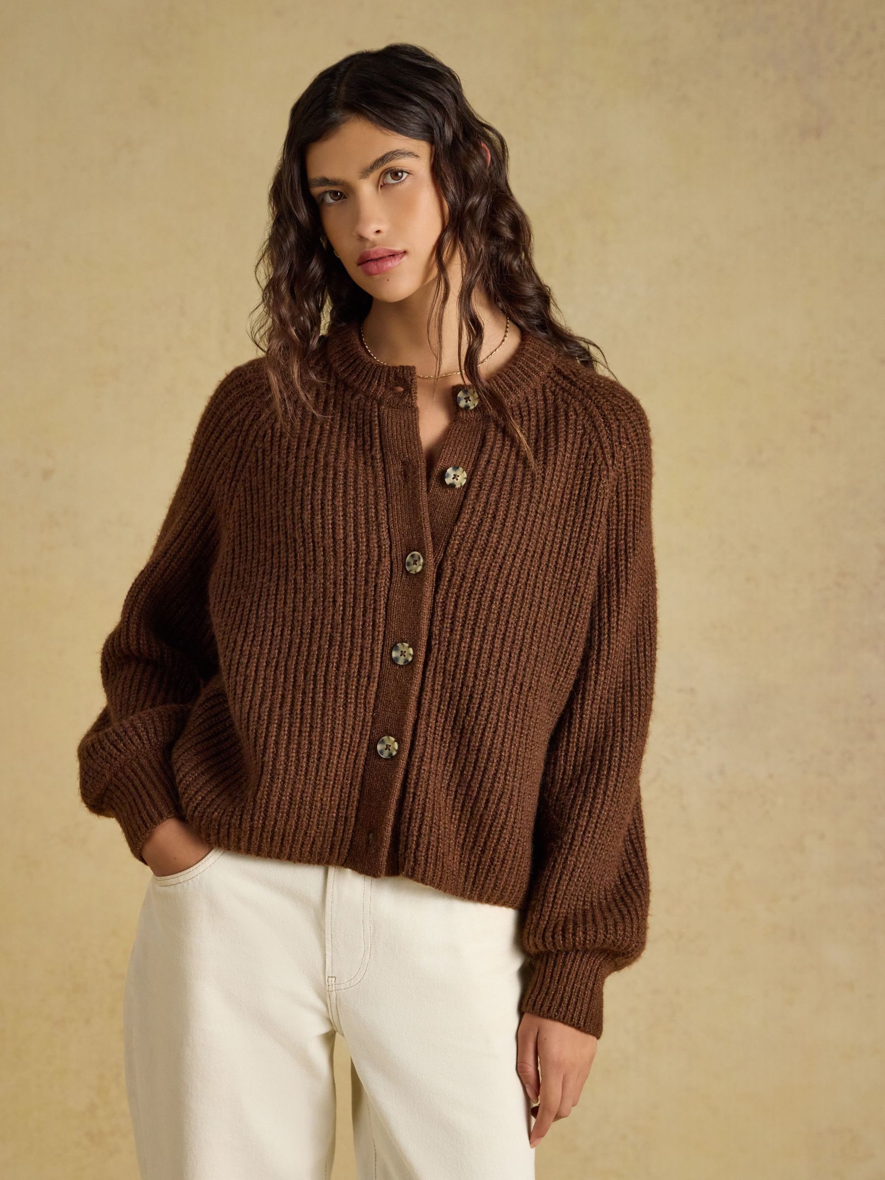 Chocolate Brown - Soft Handle Cardigan