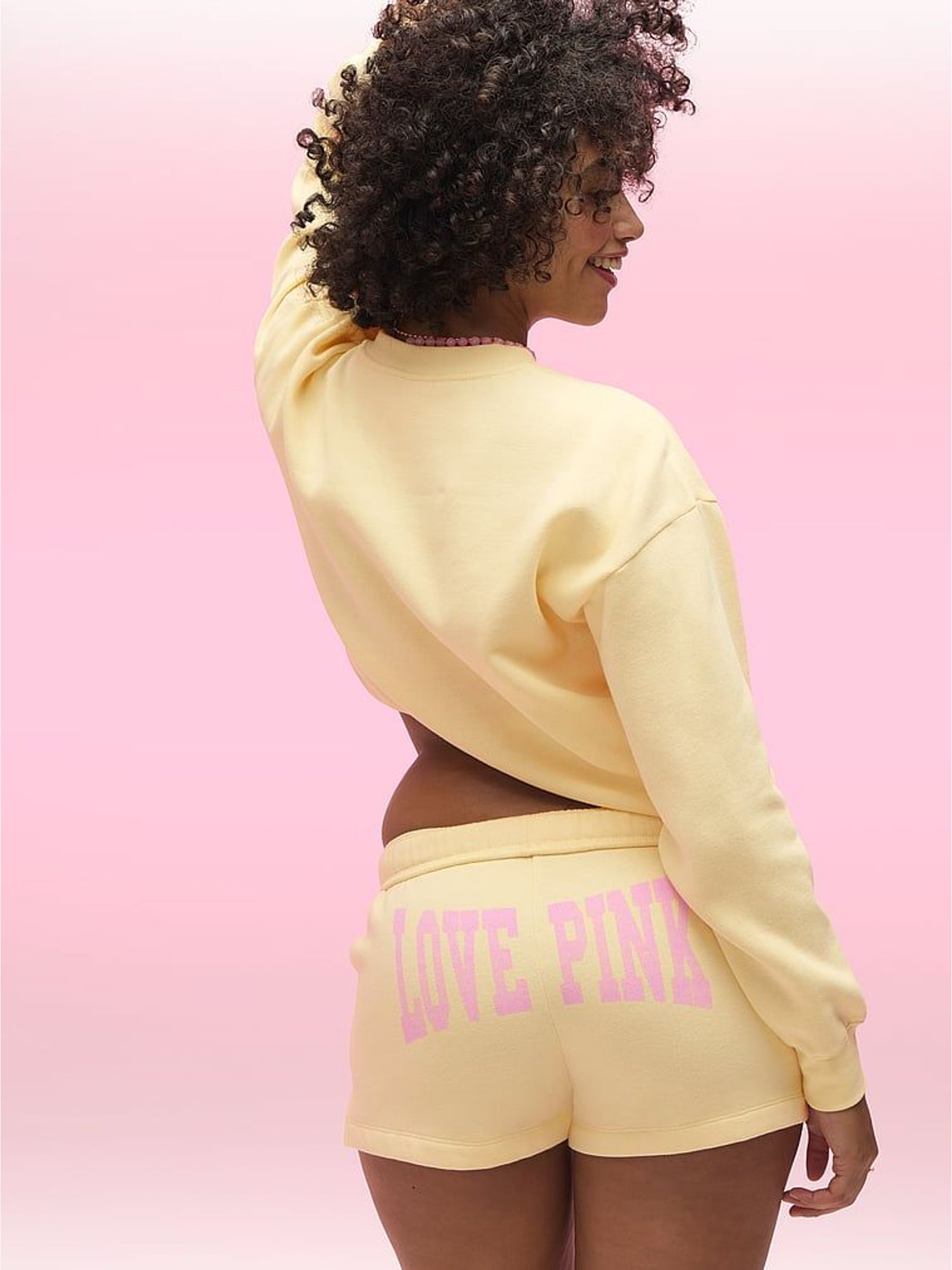 Anise Flower Yellow - Roll Down Shorts